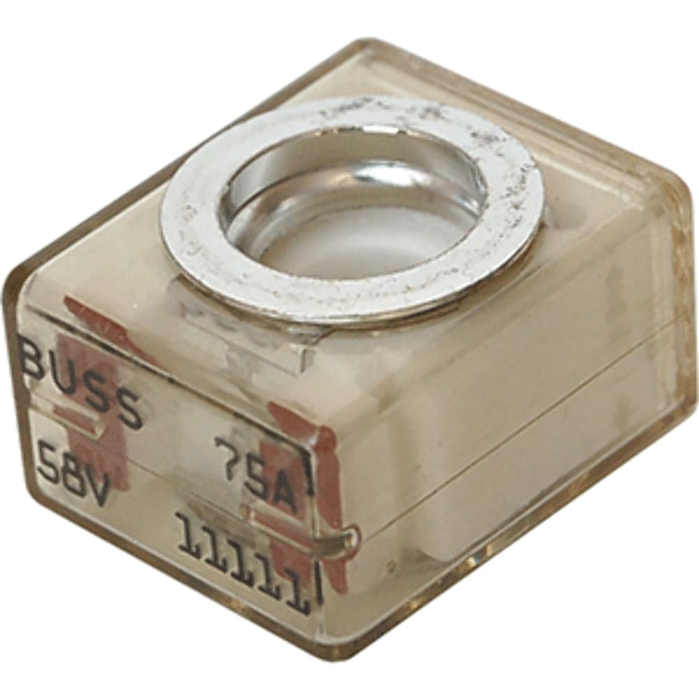 Blue Sea Systems 5180 75A Fuse Terminal, Brown,Silver