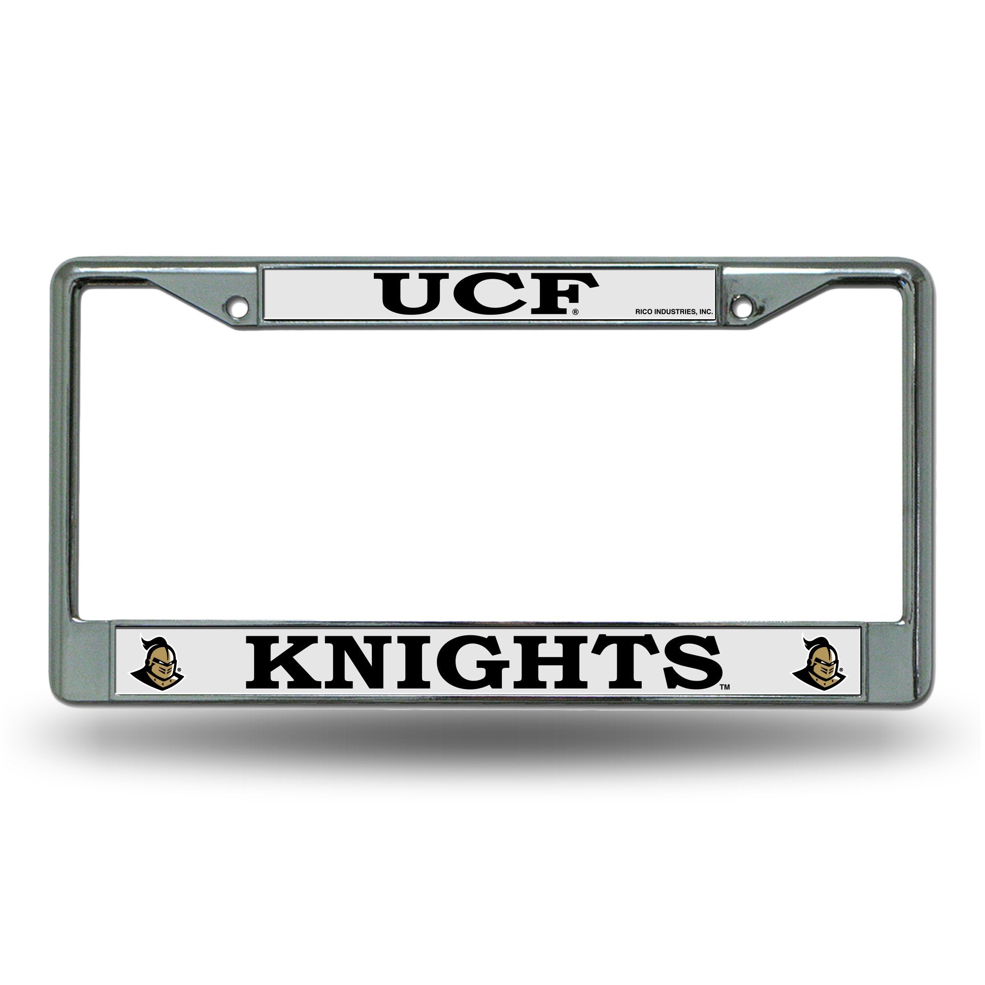 Rico Industries Ncaa Central Florida Knights - Ucf Ucf Premium License Plate Chrome Frame 12 X 6