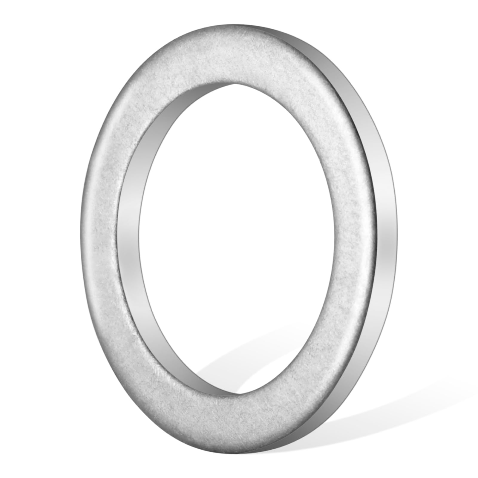 AOIT 10 Pcs Silver Aluminum Transmission Fluid Drain Plug Crush Washer Seal for Toyota Prius Corolla Tacoma Camry - Replaces Part# 90430-18008