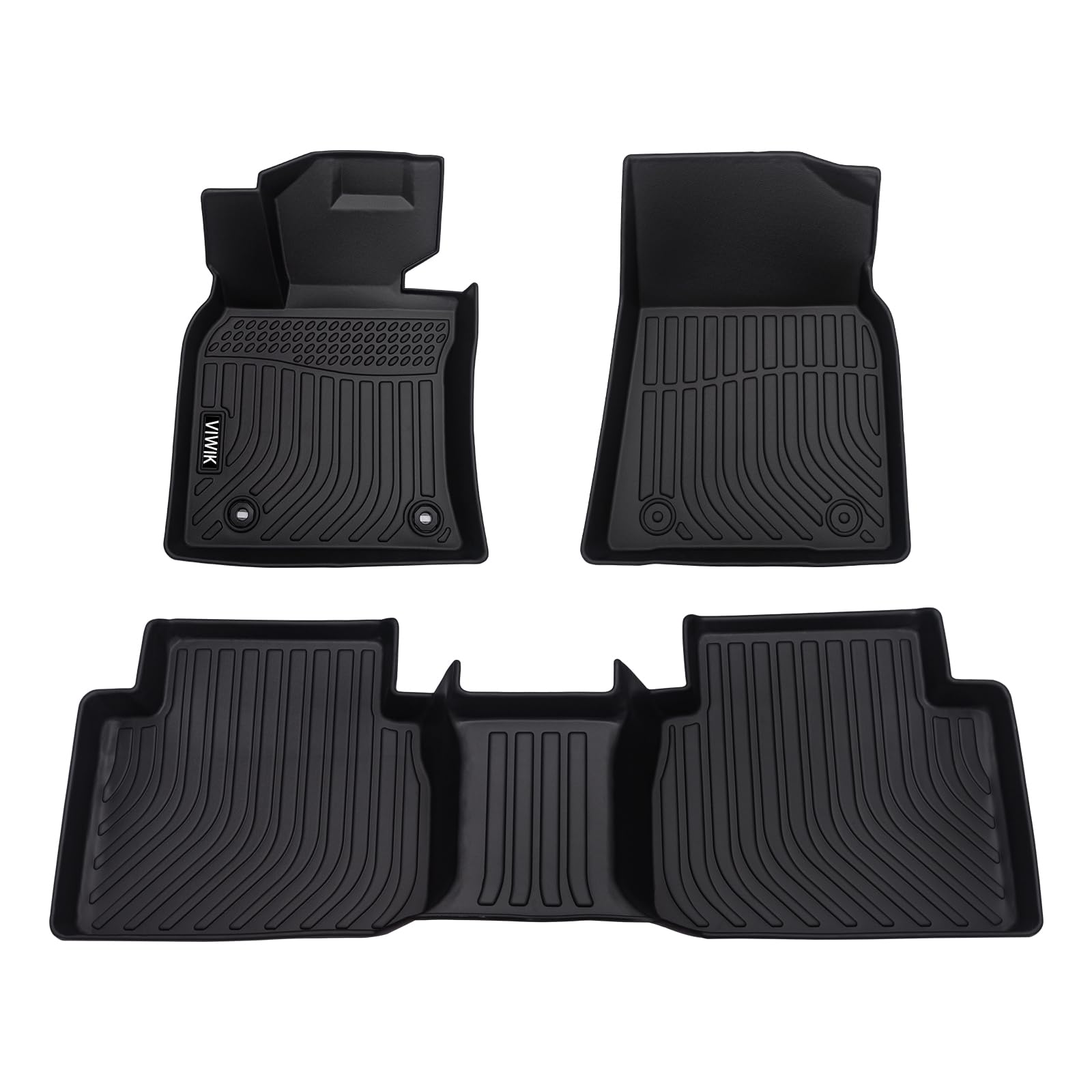 Viwik Floor Mats For Toyota Camry 2018-2024 (Not For Hybrid), Car Mats All Weather Protection Custom Floor Liners Front & Rear, Car Accessories For 2018-2024 Camry Odorless Non-Slip