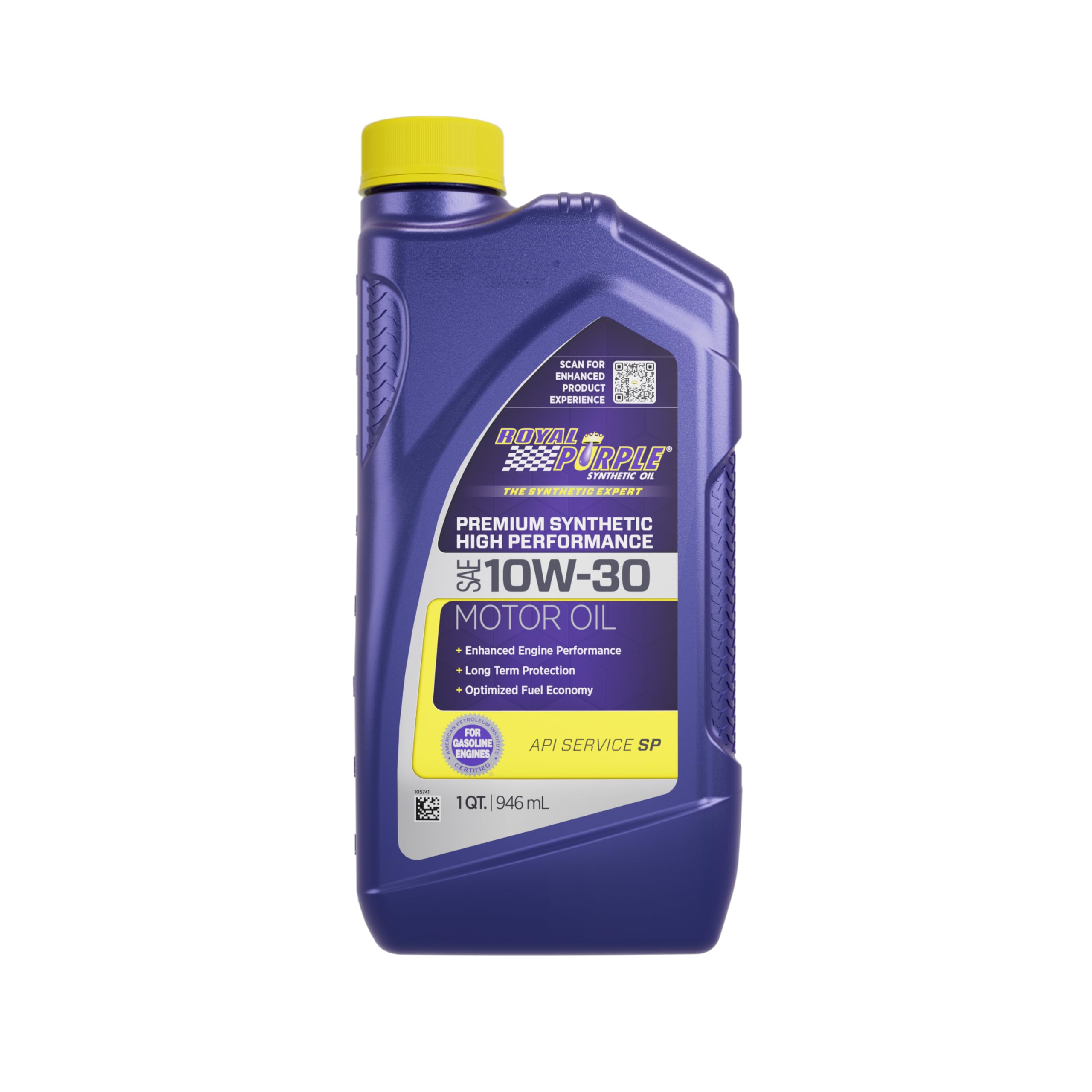 Royal Purple 12130 Api-Licensed Sae 10W-30 High Performance Synthetic Motor Oil - 12 Quart