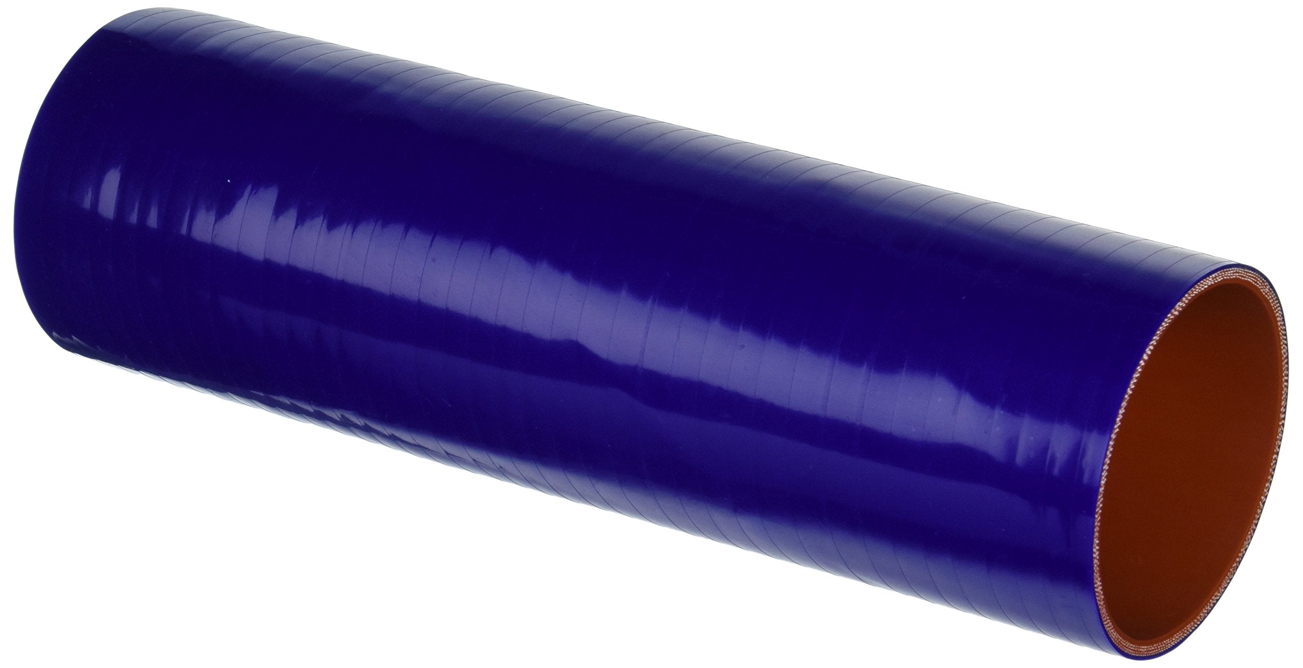 Hps Htst-350-Blue Silicone High Temperature 4-Ply Reinforced Tube Coupler Hose, 40 Psi Maximum Pressure, 12 Length, 3-1/2 Id, Blue