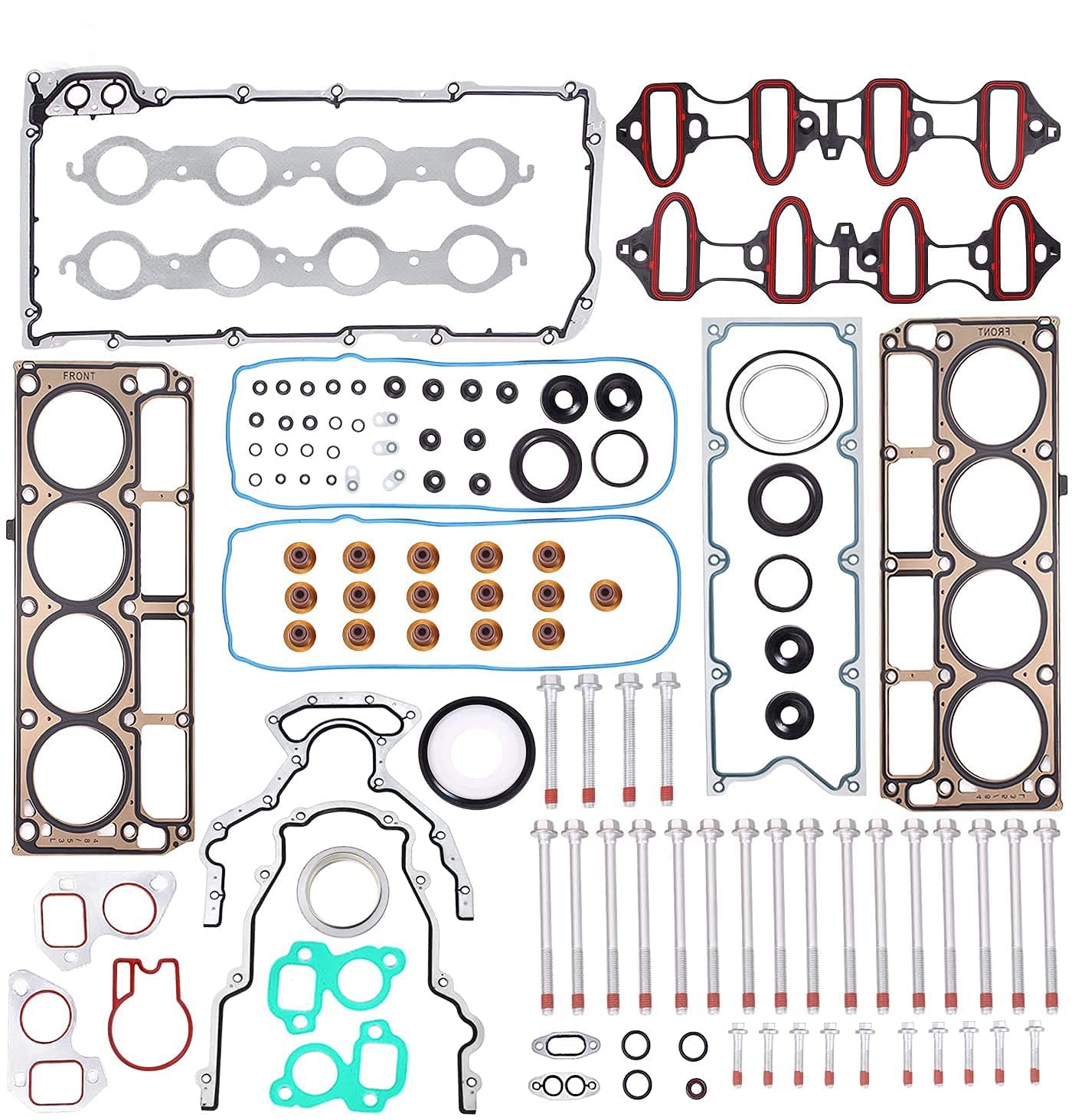 Limicar Cylinder Head Gasket Full Set Compatible With 2002 2003 2004 2005 2006 2007 2008 2009 2010 2011 Silverado Tahoe Gmc Yukon Envoy Buick Cadillac 4.8L 5.3L