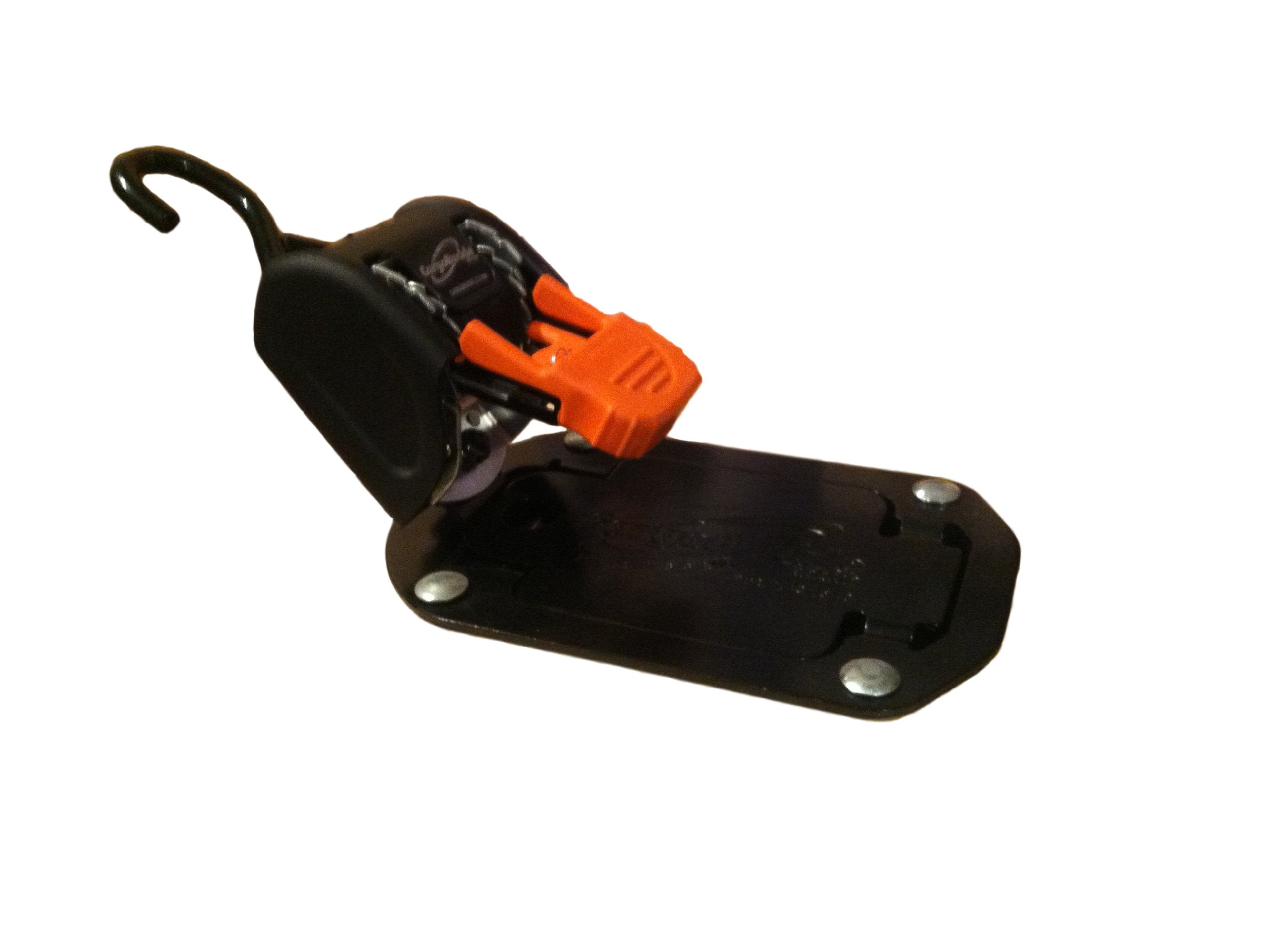 Lock 'N Load (F18804 Black/Orange Flush Mount Bike Tie-Down Strap