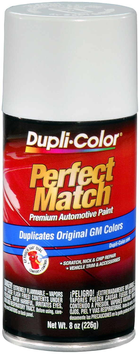 Dupli-Color (Ebgm04337 Bright White General Motors Exact-Match Automotive Paint - 8 Oz. Aerosol, (Case Of 6)