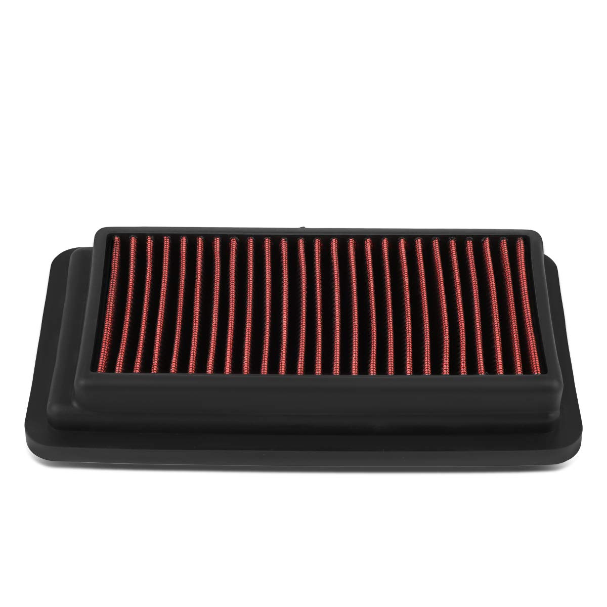 Dna Motoring Afpn-191-Rd Clean Air Washable Drop In Panel Air Filter Enhance Engine Performance Power & Acceleration Improve [Compatible With 2016-2019 Honda Civic / 2017-2019 Cr-V]