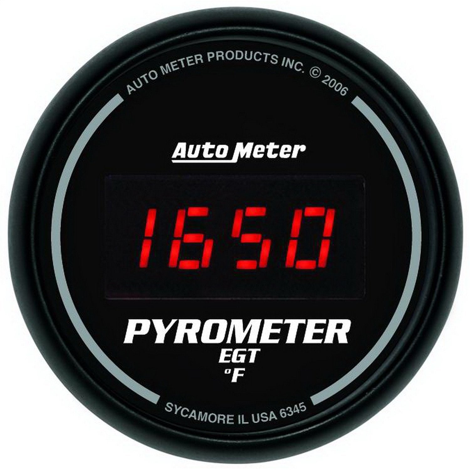 Auto Meter 6345 Digital Pyrometer Gauge,2.3125 In.