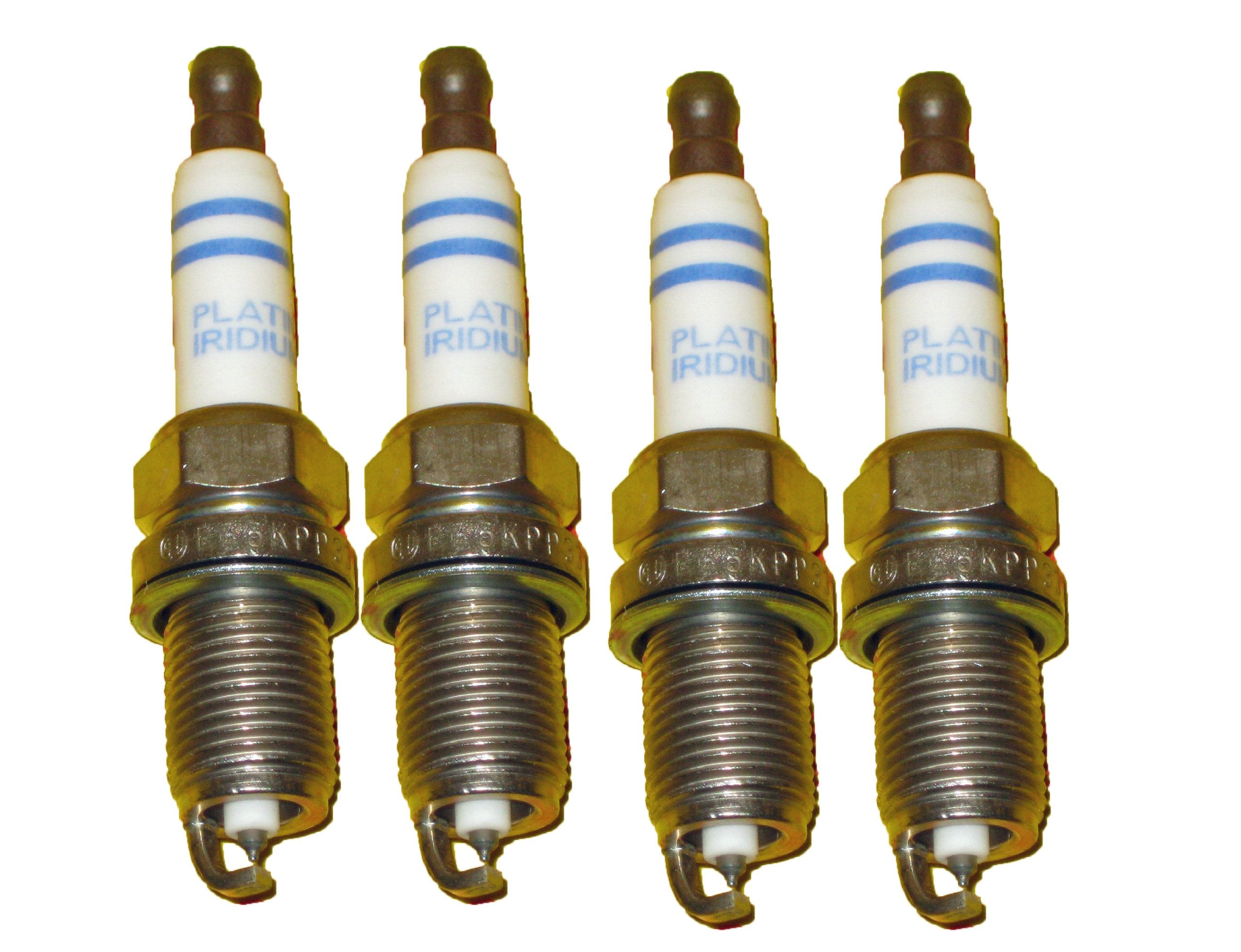 4 Piece Set Of Bosch Oem Spark Plugs # 0242240627 / Fr6Kpp332S - Audi / Vw Oe #: 101905631B - New Platinum Iridium Volkswagen
