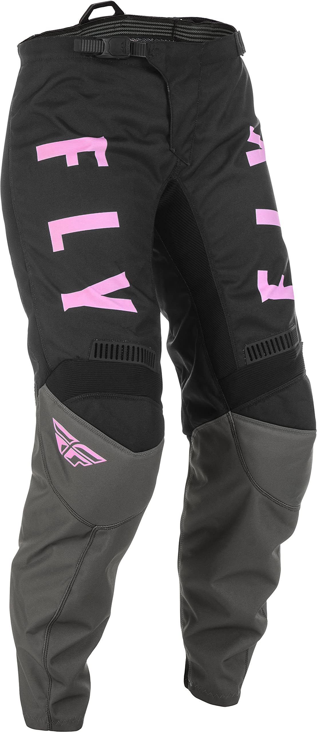 Fly Racing Youth F-16 Pants (Grey/Black/Pink, Youth Us 20)