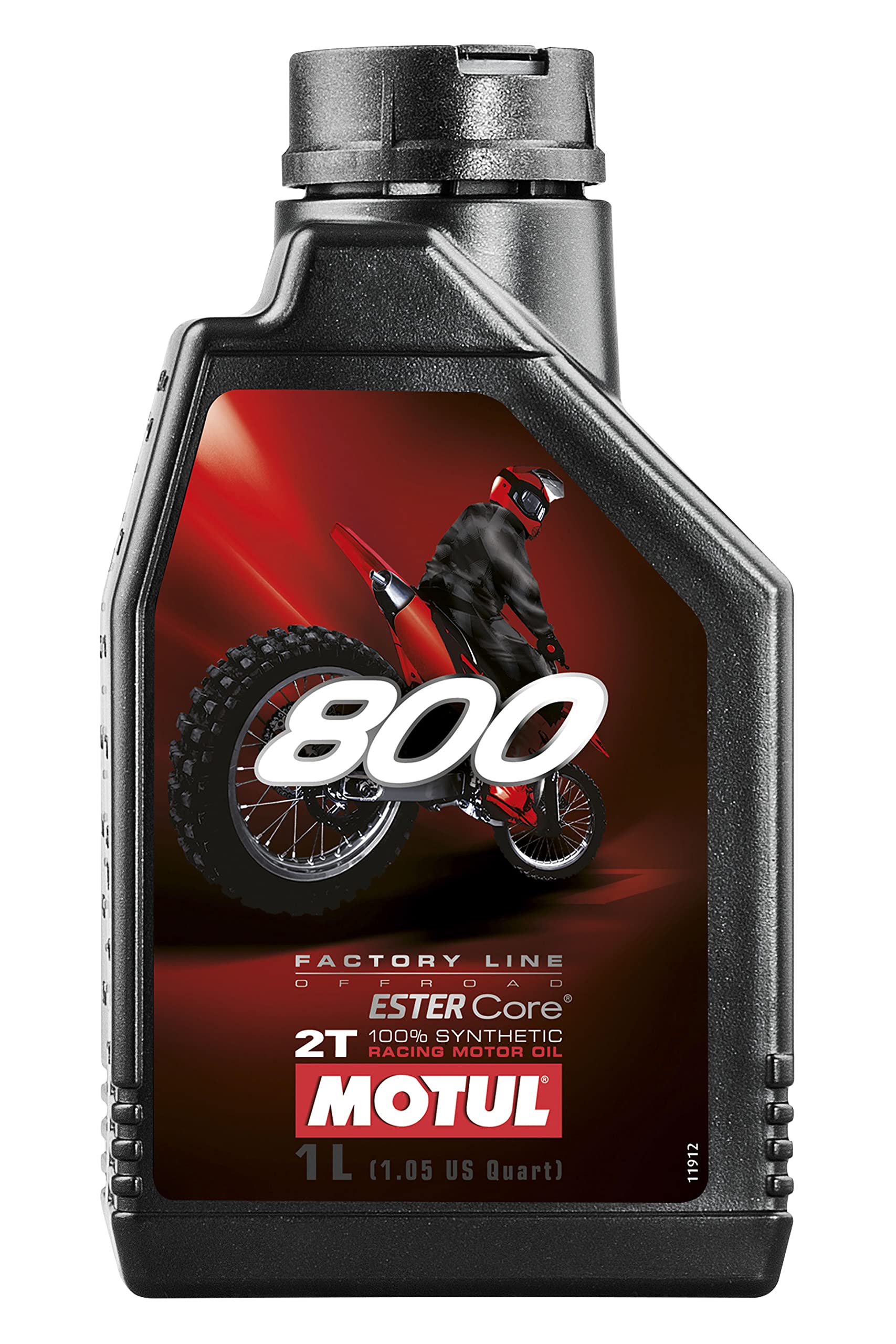 Motul 800-2T Off-Road 100% Synthetic Premix 1 Liter