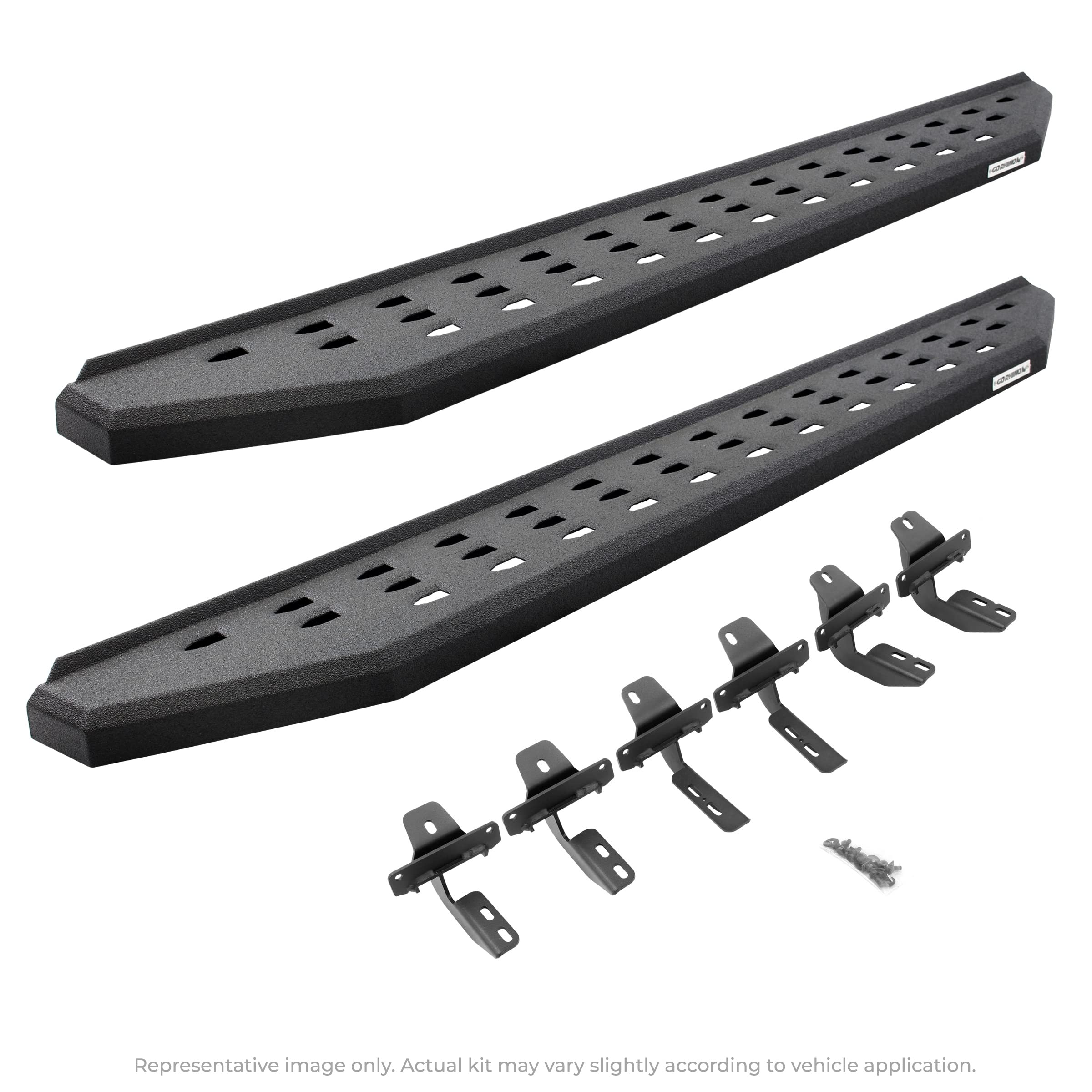 Go Rhino 69036880T Rb20 Running Boards With Mounting Brackets Kit For Ford 19-24 Ranger (Crew Cab Pickup)