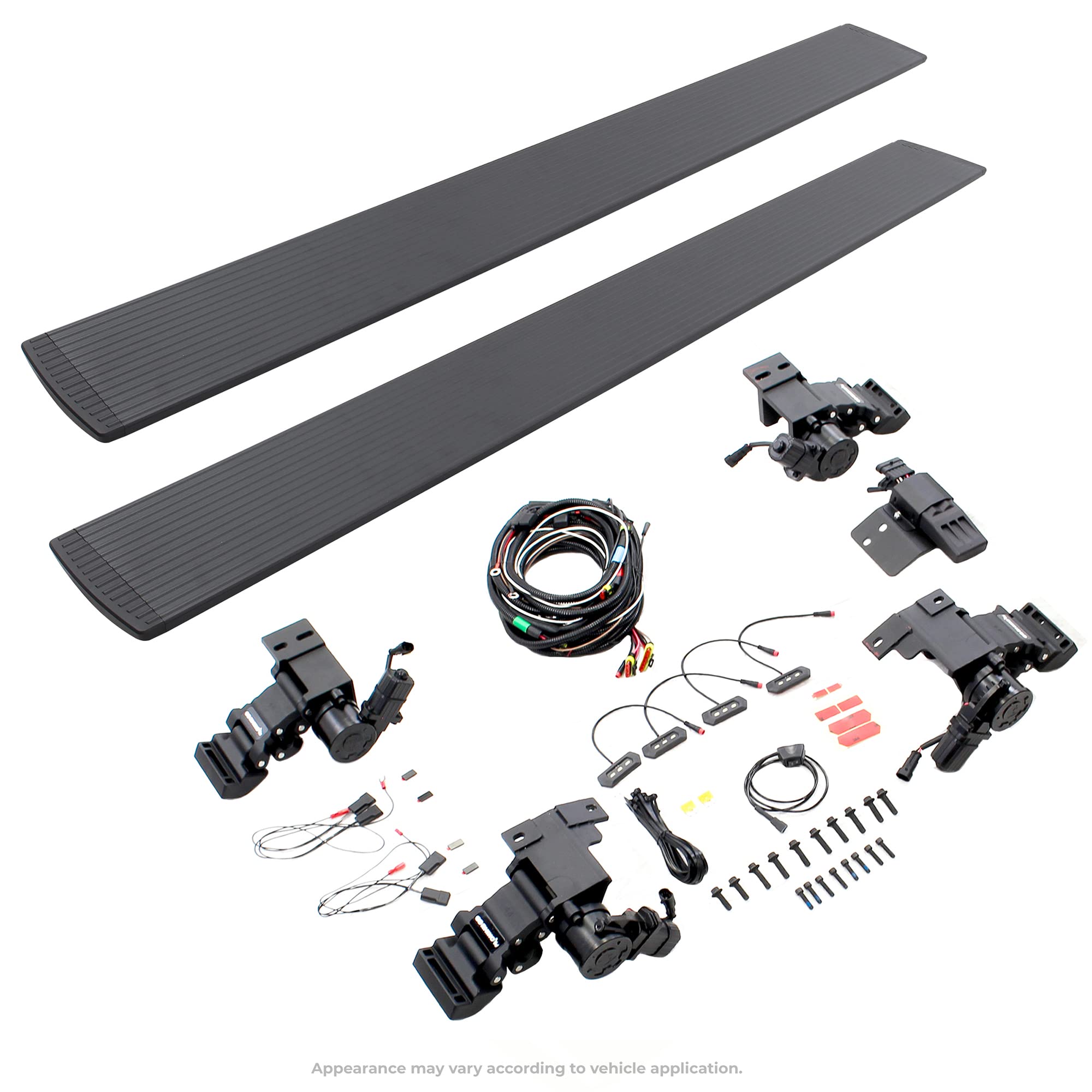 Go Rhino 20443587T E1 Electric Running Board Kit For Toyota 22-24 Tundra
