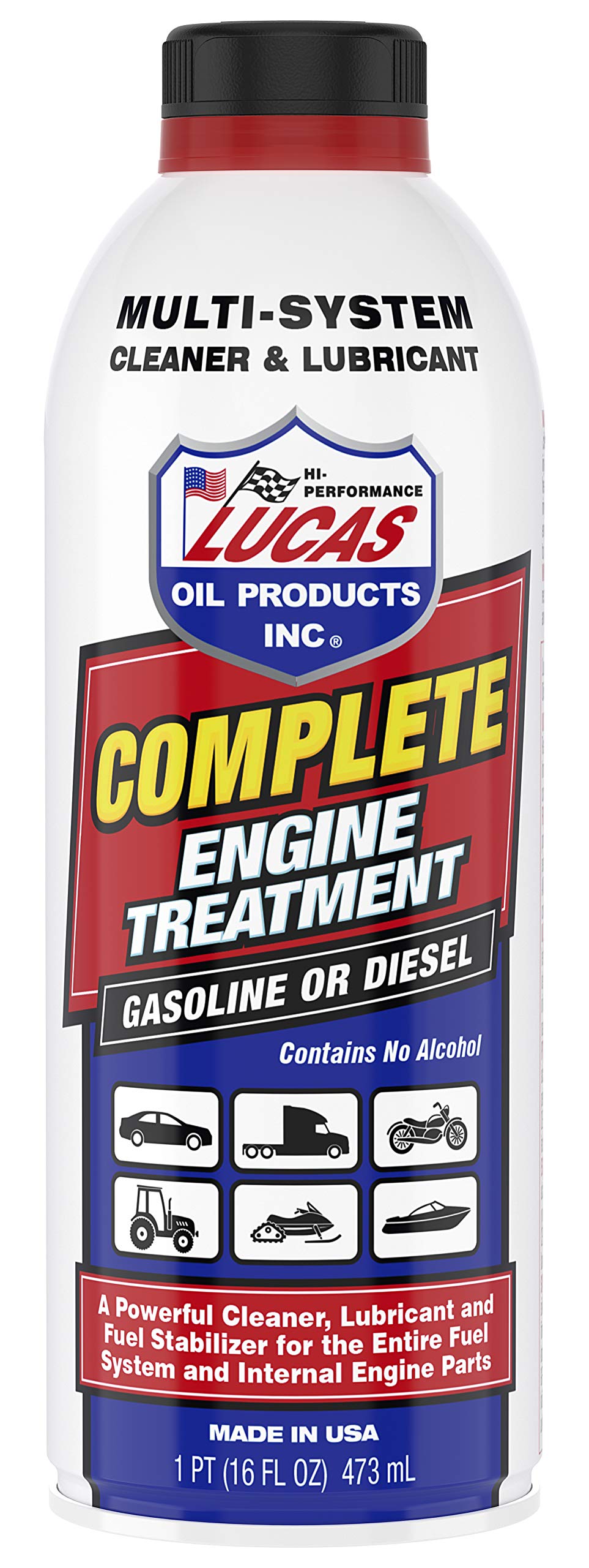 Lucas Oil 10016 Complete Engine Treatment - 16 Ounce