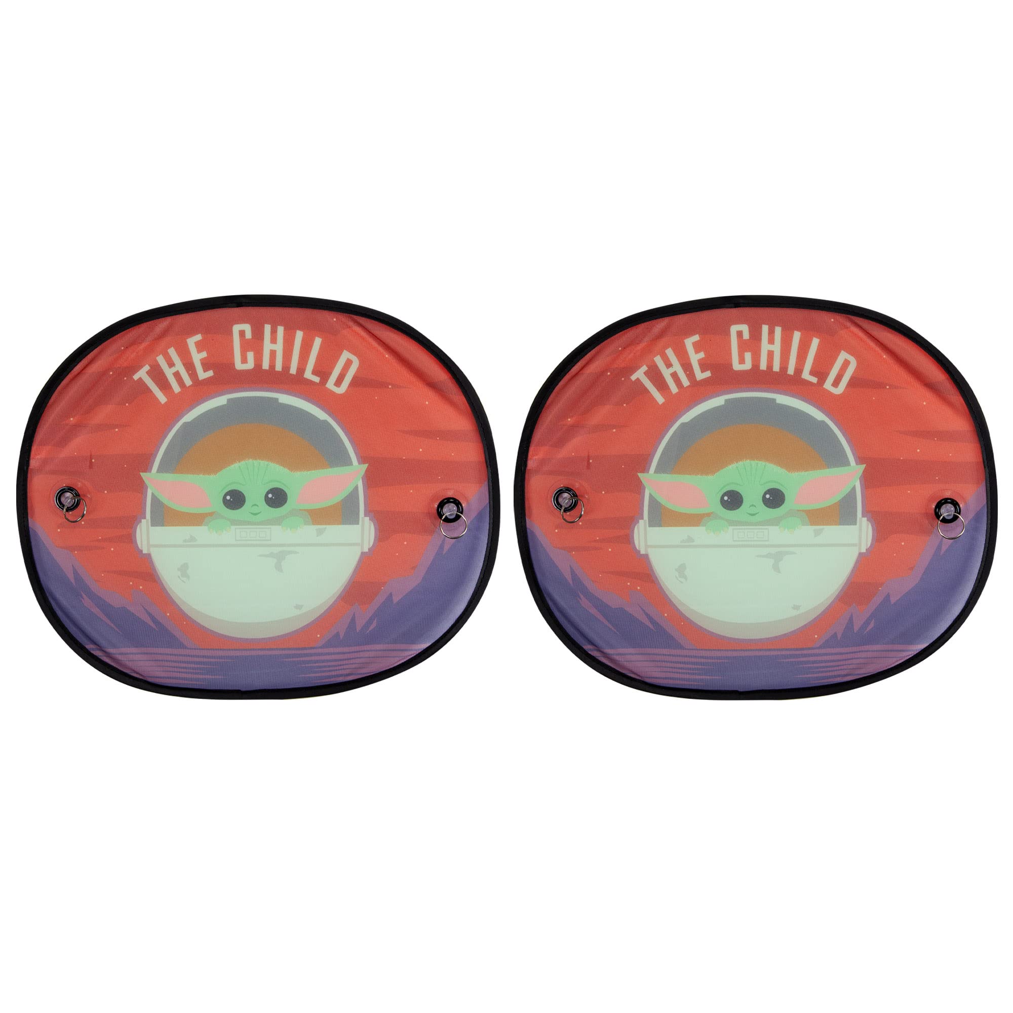 Star Wars The Mandalorian Grogu Desert Side Window Sunshade 2-Piece