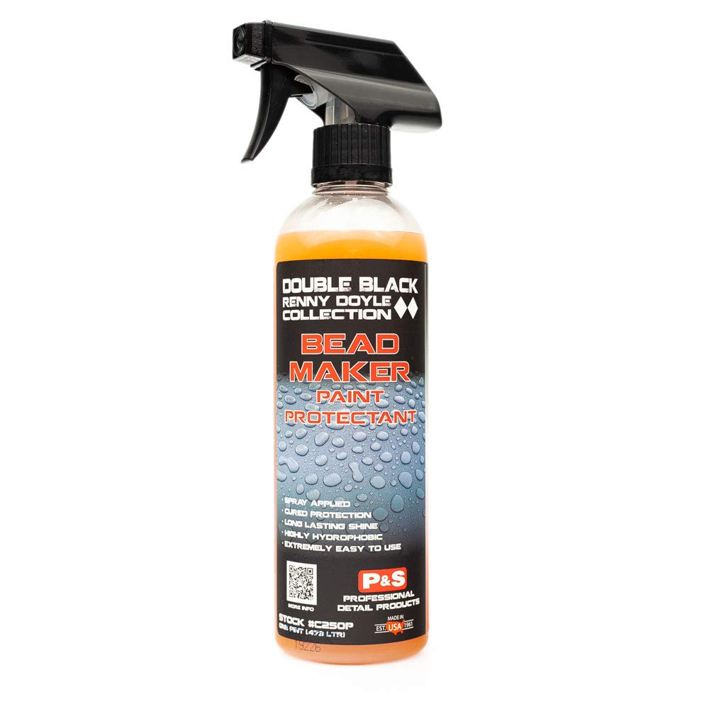 P & S Professional Detail Products - Bead Maker - Paint Protectant & Sealant, Easy Spray & Wipe Application, Cured Protection, Long Lasting Gloss Enhancement, Hydrophobic Finish, Great Scent (1 Pint)