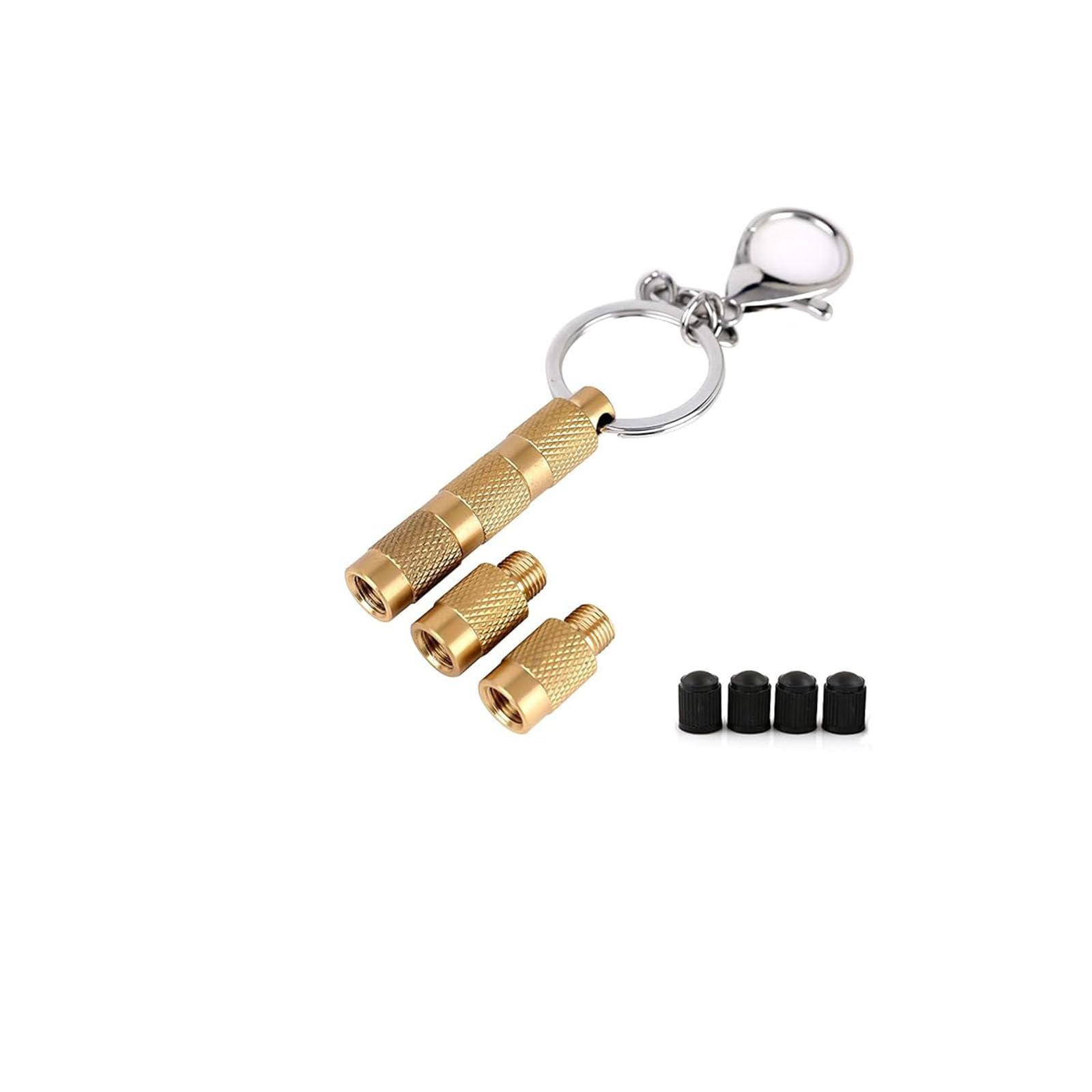 Godeson Tire Deflator,4 In 1 Solid Brass Easy Storage And Using Tire Air Down Tool,Tire Pressure Deflators For Offroad Vehicle