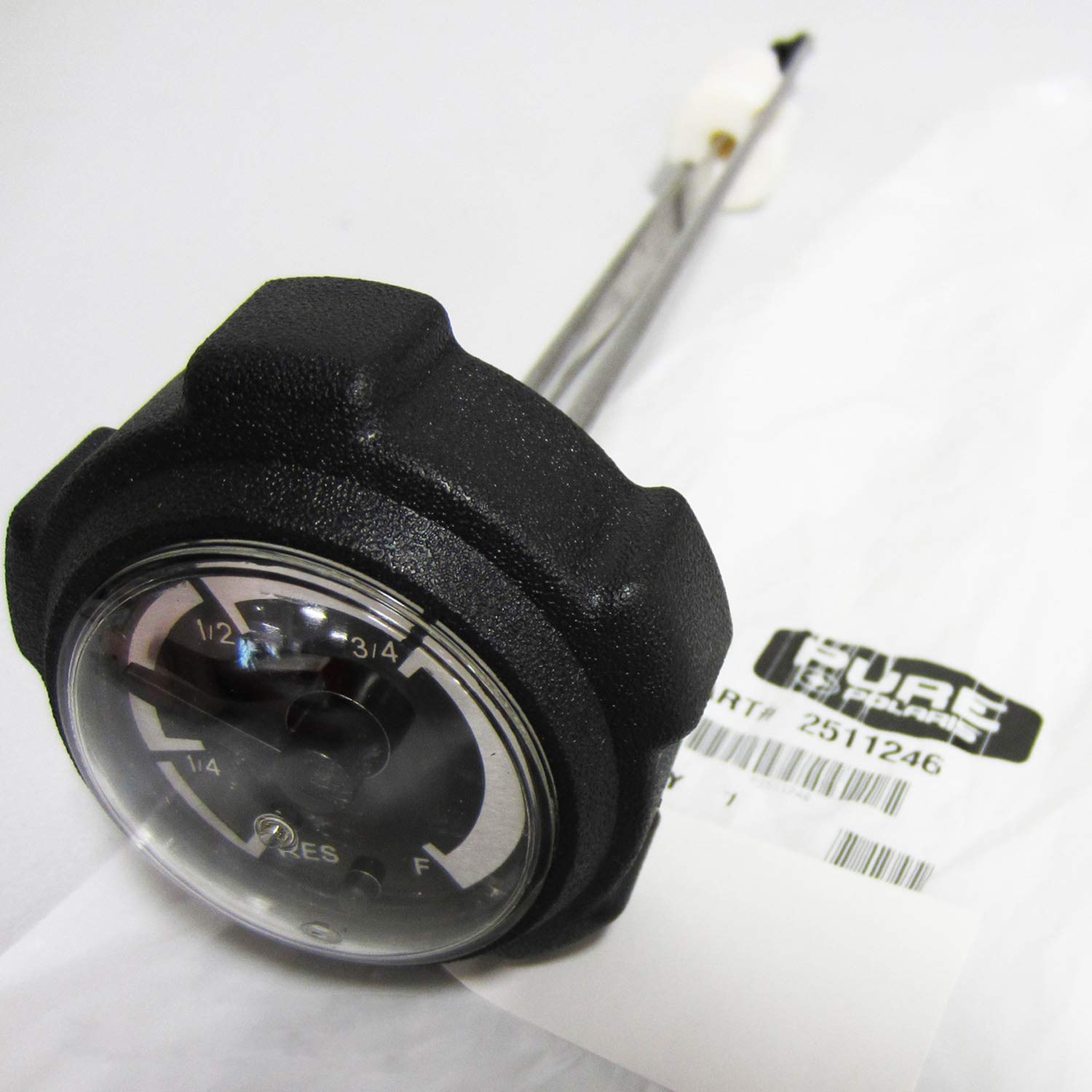 Polaris Snowmobile Gas Cap With Gauge, Genuine Oem Part 2511246, Qty 1