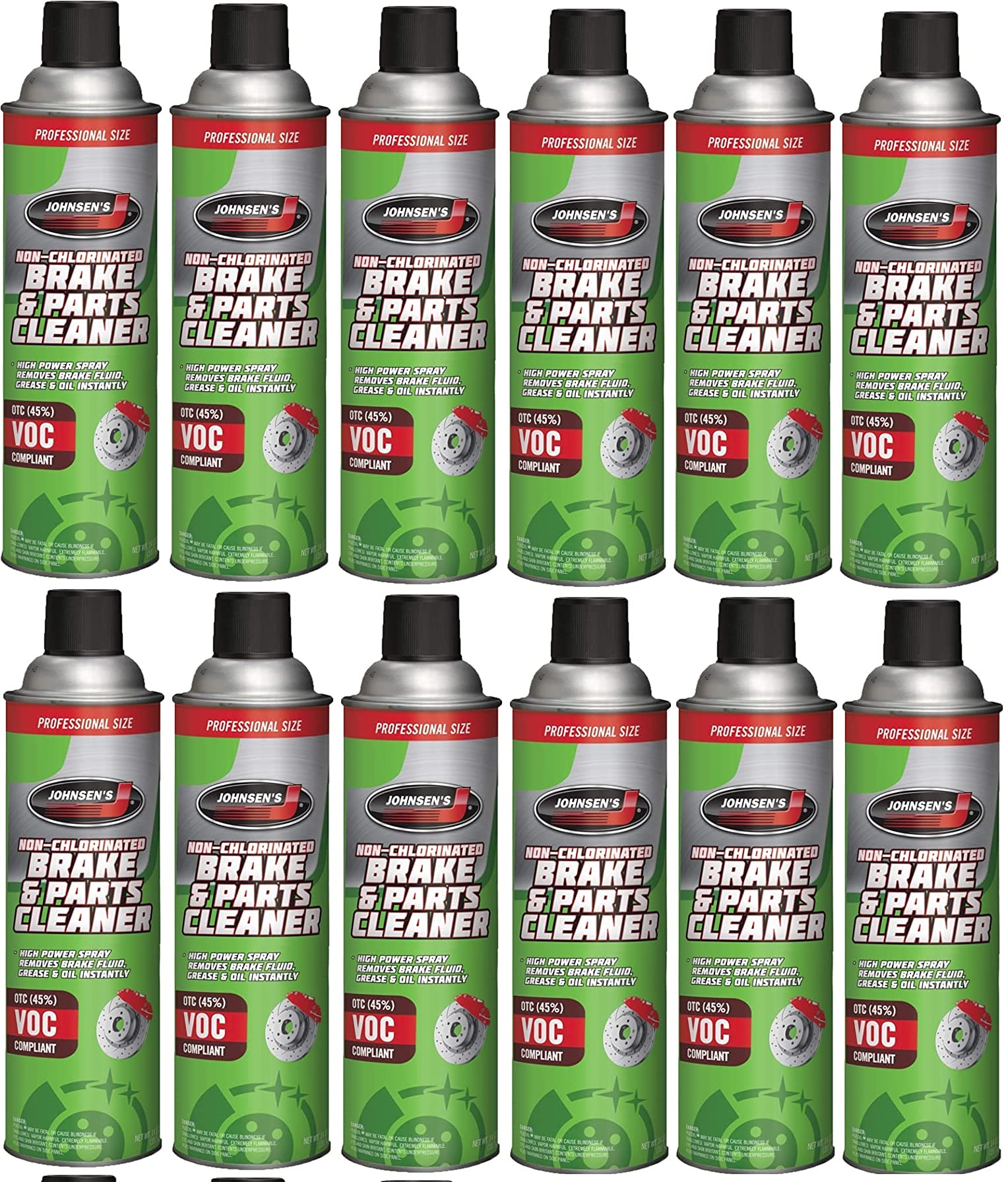 Denco Distributing, Inc. Johnsens 2417 Brake & Parts Cleaner - 14 Oz Otc Compliant (12)