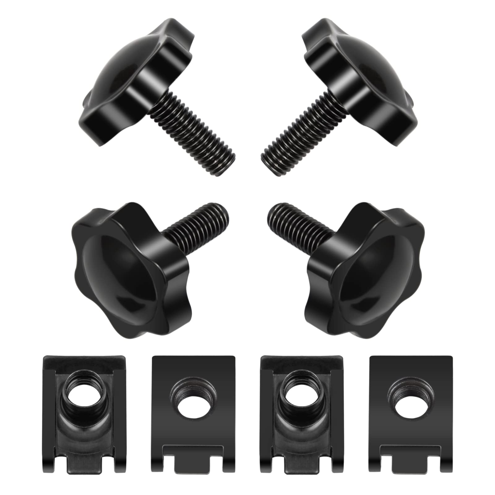 Amazicha Theft Deterrent Saddlebag Locks Saddle Bag Lock Black Fit For Harley Davidson Touring Street Glide, Electra Glide, Road King, Road Glide 1988-Later