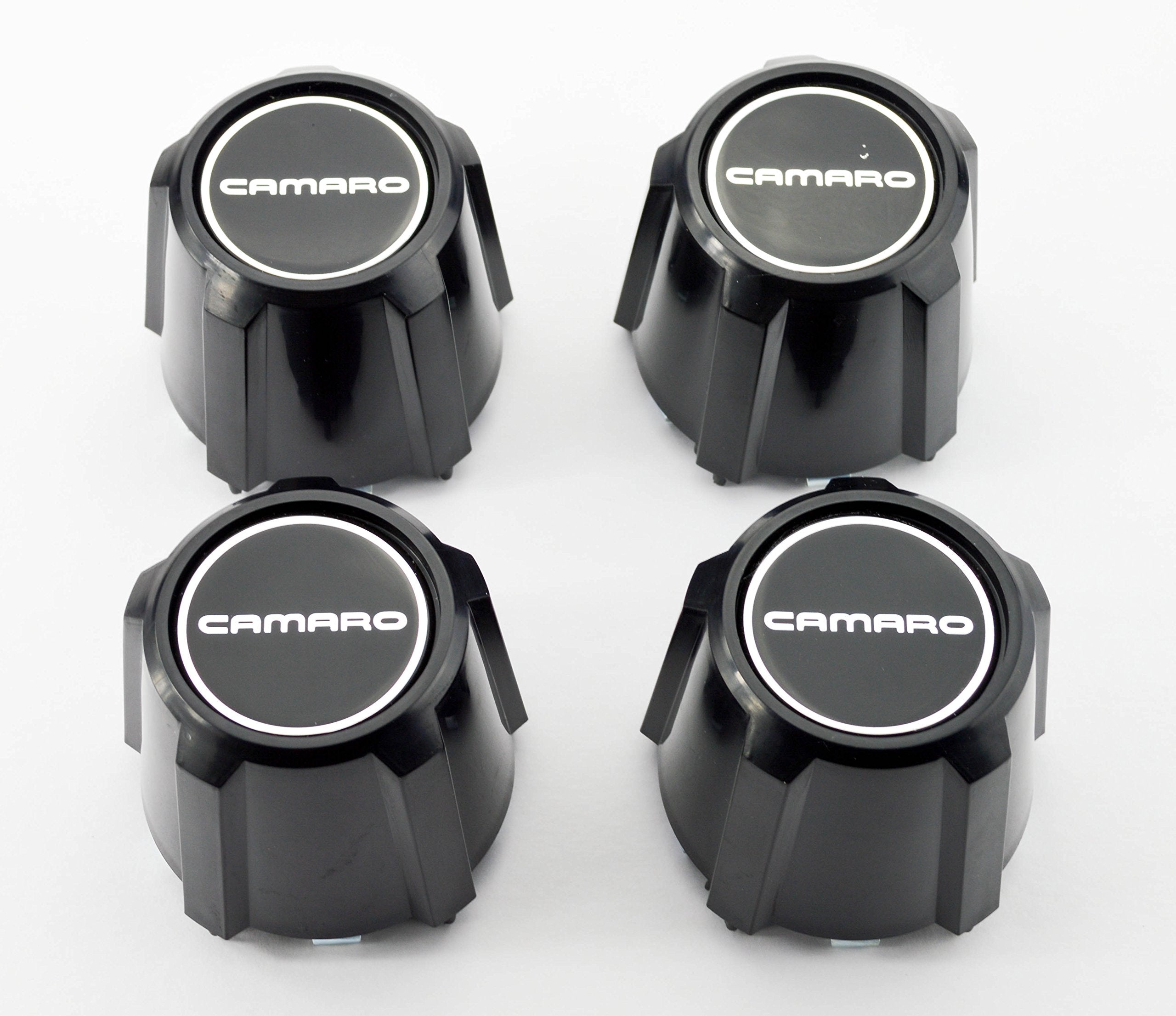 General Motors Gm Restoration Set Of 4 New Black 15 Inch 5 Star Aluminum Wheel Hub Center Caps Replacements For 82-92 Chevrolet Camaro Z28 Rs