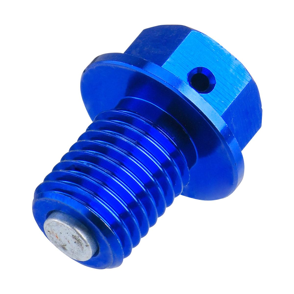 Zeta (Zeta) Magnetic Drain Bolt Aluminum Blue Bolt Size X Thread Length - Pitch: M12X15-P1.5 Honda [Honda] Yamaha [Yamaha] Kawasaki [Kawasaki] Ze58-1522