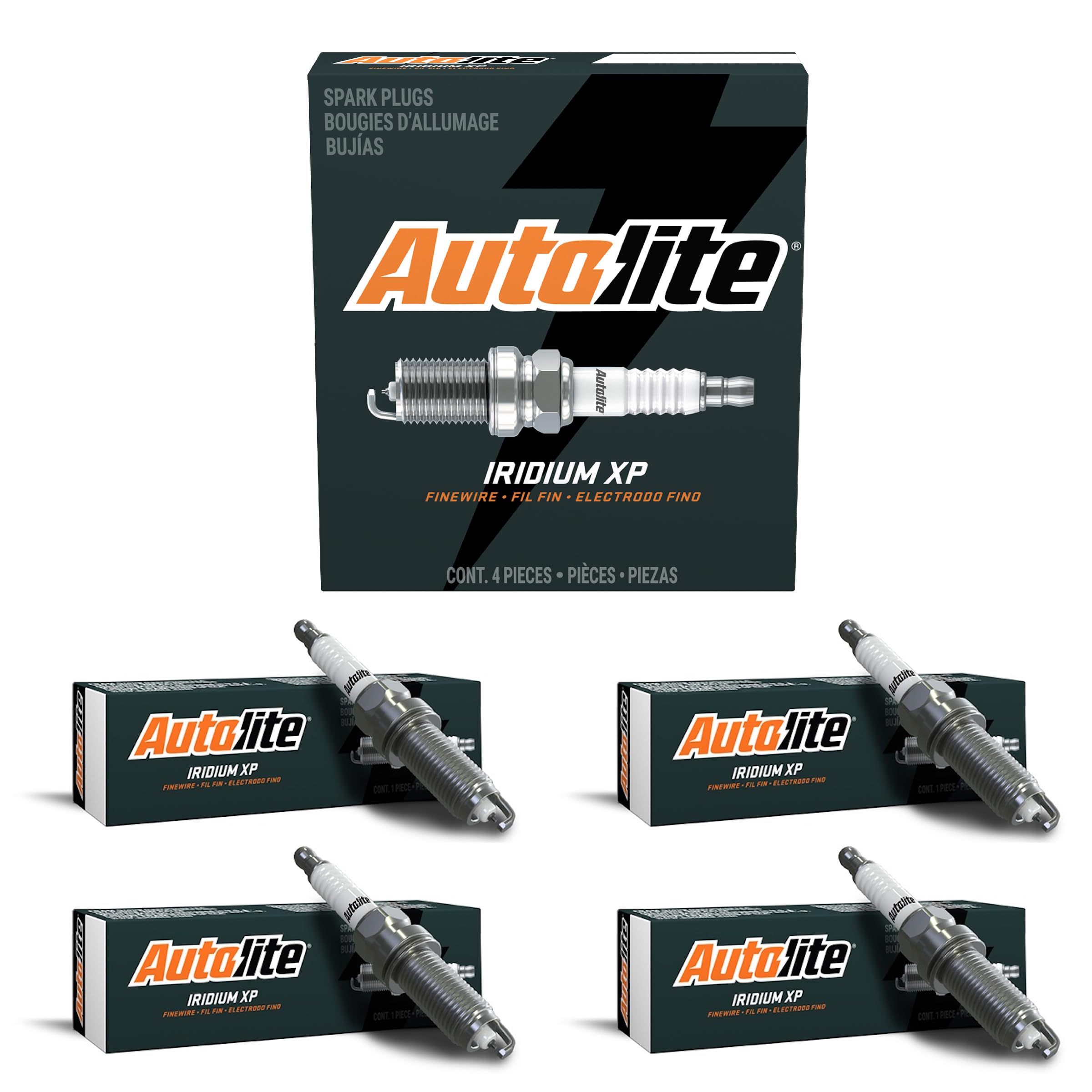 Autolite Iridium Xp Automotive Replacement Spark Plugs, Xp5243 (4 Pack)