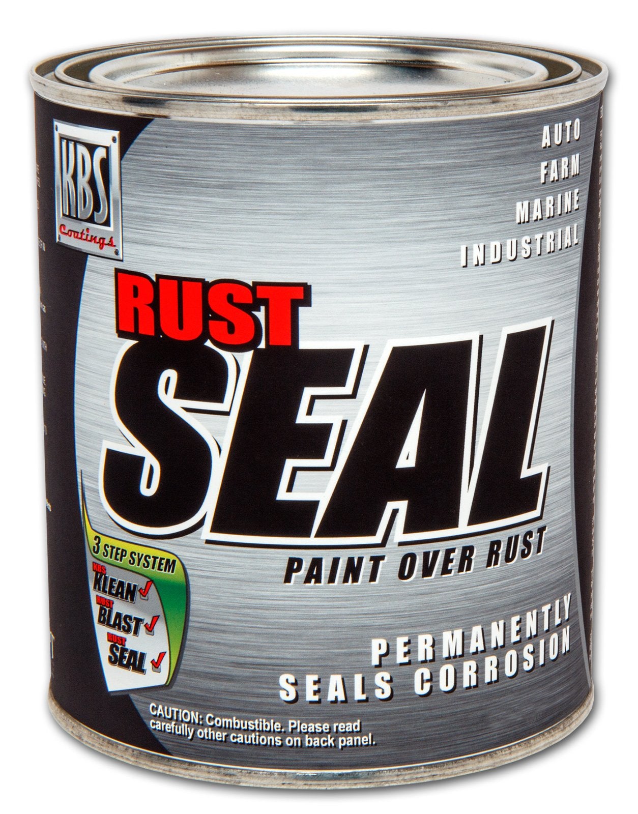 Kbs Coatings 4307 Green Rustseal - 1 Pint, Covers 25 Sq Ft