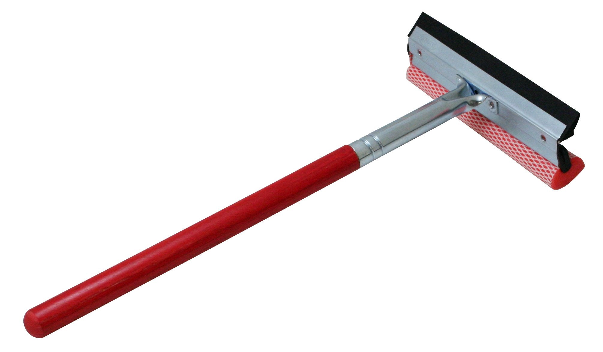 Carrand 9031R Red 8 Metal Squeegee Head With 16 Wood Handle