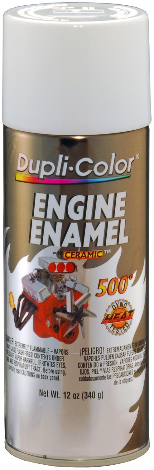Dupli-Color De1602-6 Pk (Ede160207-6 Pk) Universal White Engine Enamel With Ceramic - 12 Oz. Aerosol, (Case Of 6)