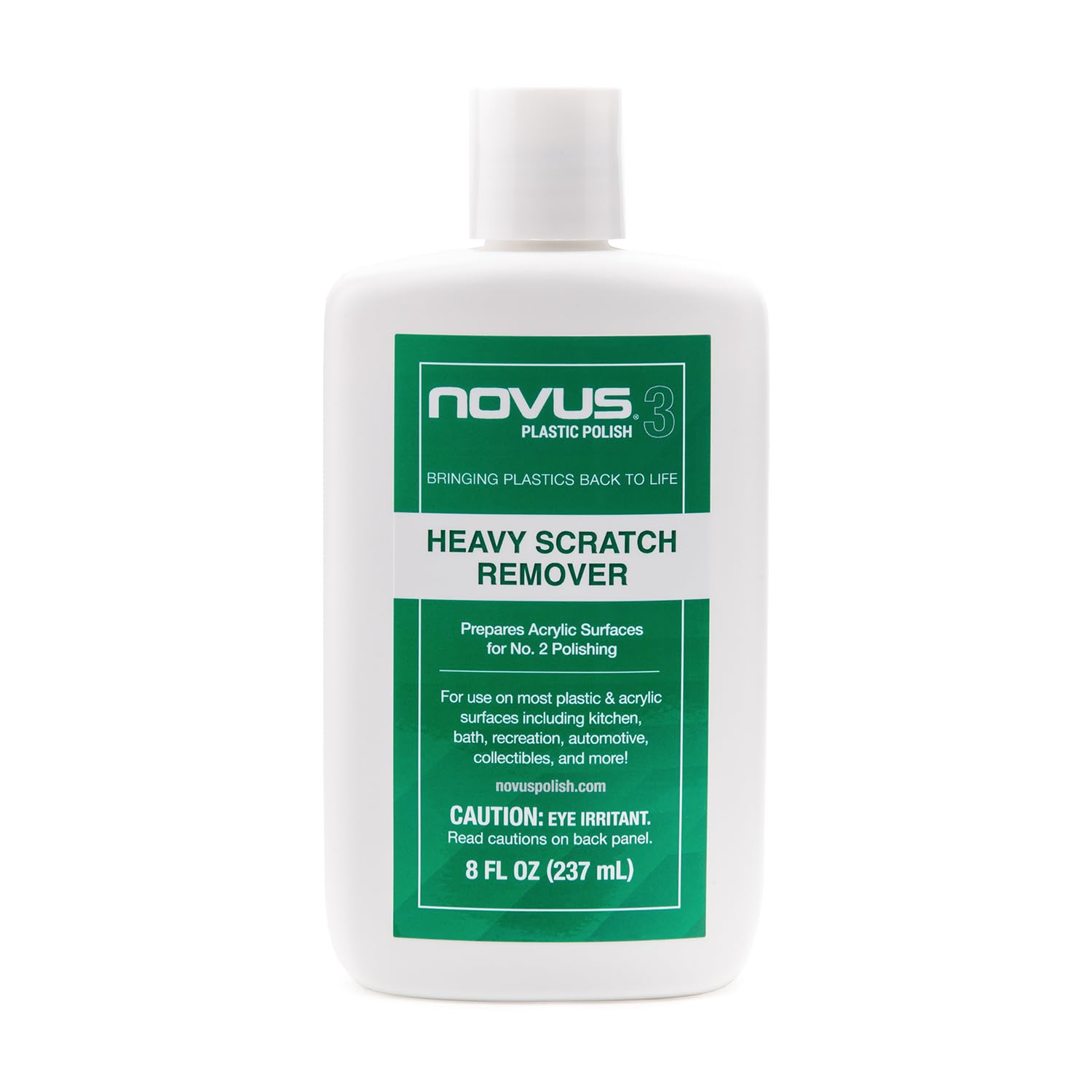 Novus 7082 | Heavy Scratch Remover #3 | 8 Ounce Bottle