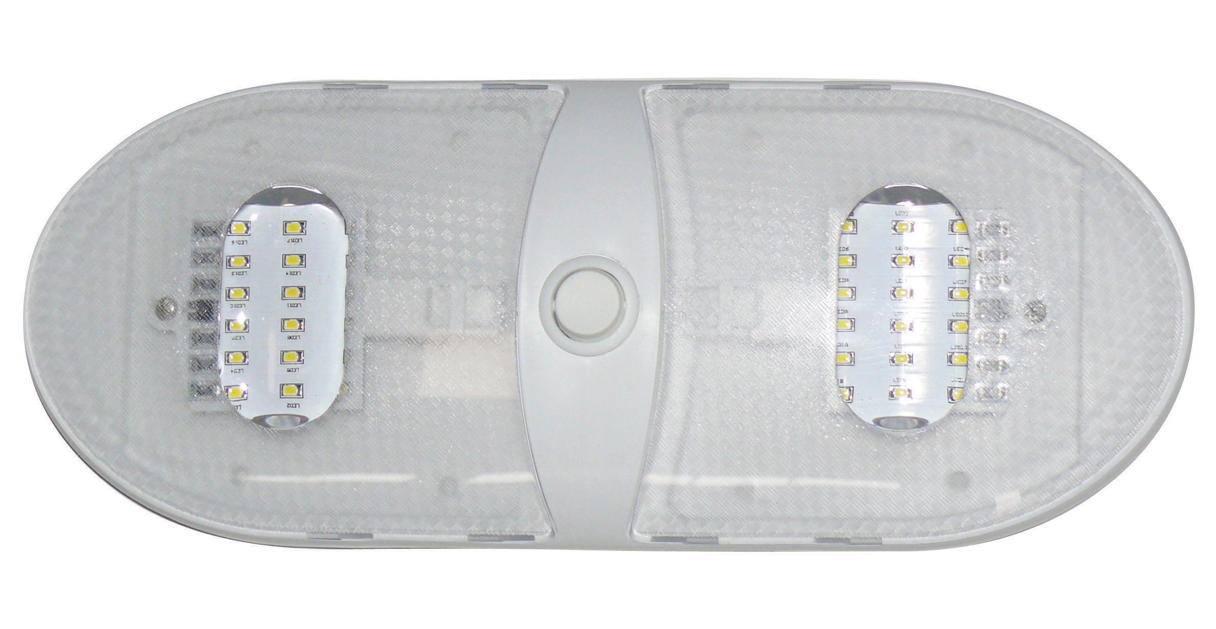Valterra Diamond Group 65430 Slim Line Double Led Dome Light