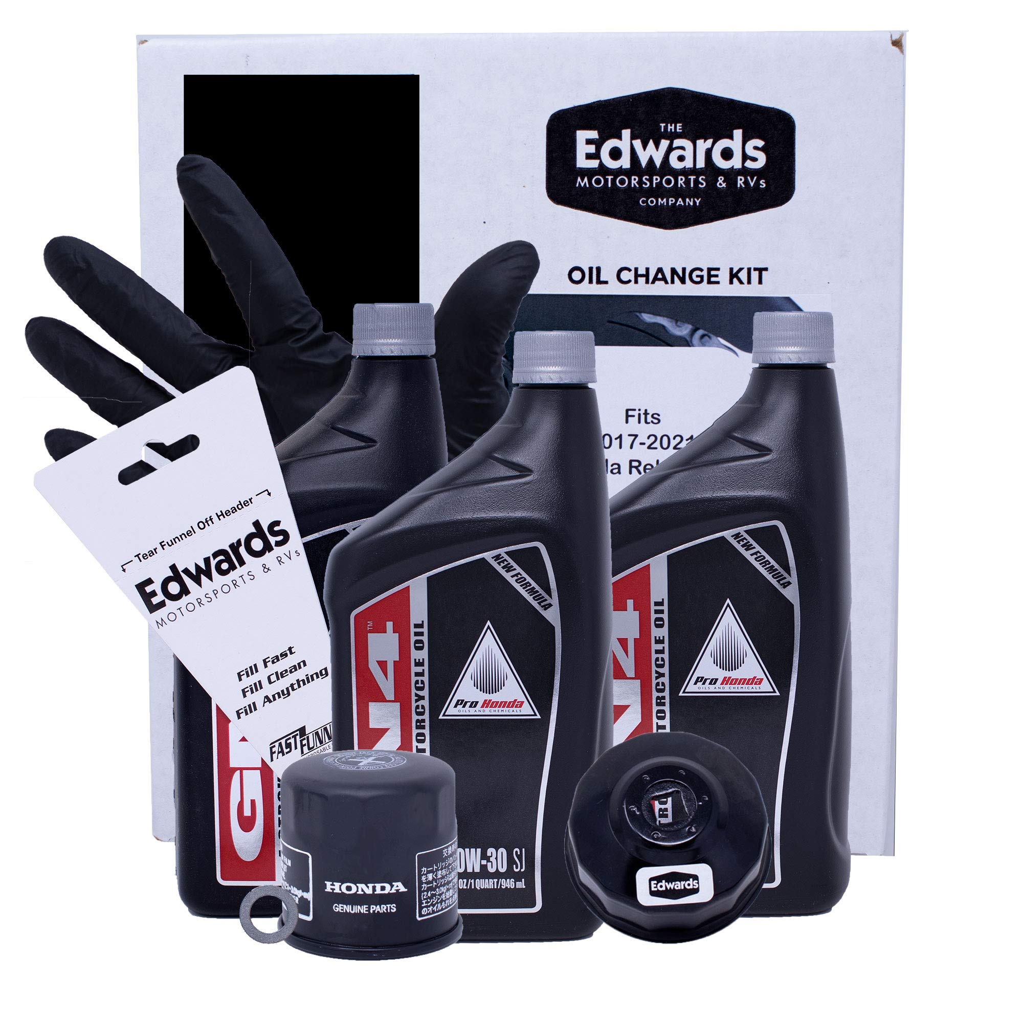Edwards Oil Change Kit Fits 2017-2023 Honda Rebel 500 Motorcycle