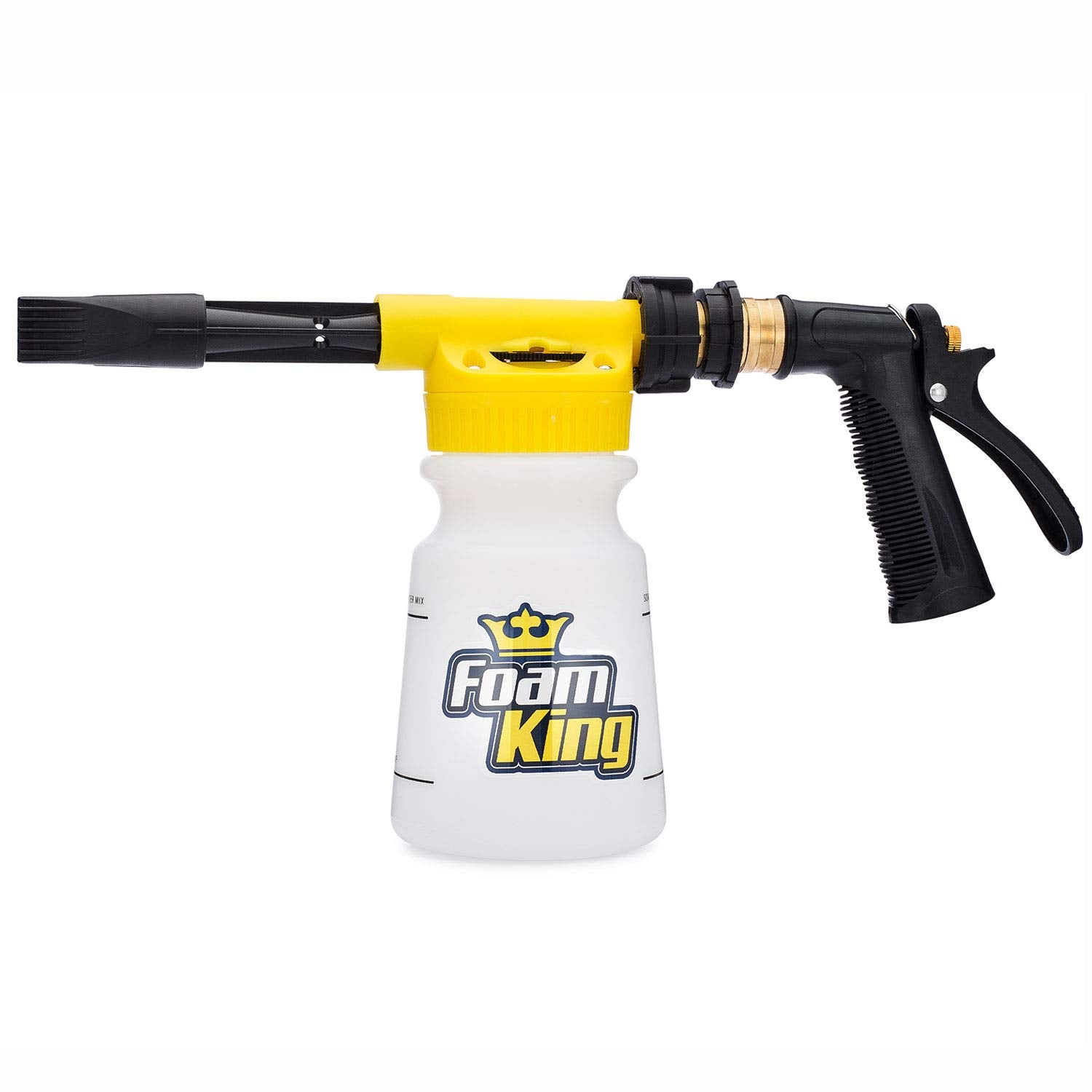 Clean Car Usa Foam King™ Car Wash Foam Gun, Garden Hose Attachment For Thick Snow Foam, Soap Sprayer For Scratch-Free Auto Detailing, High-Pressure Cannon For Trucks, Motorcycles & More