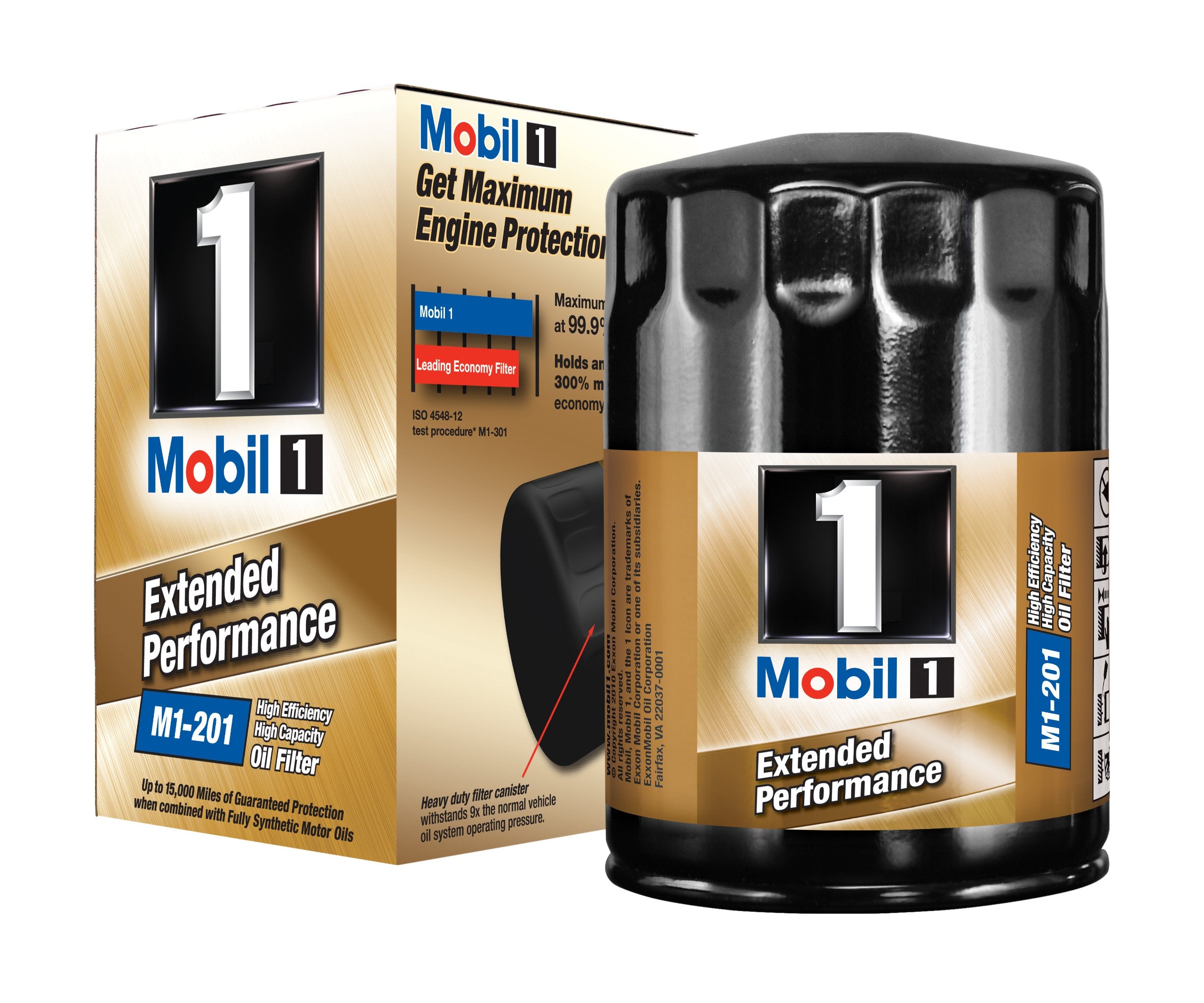 Mobil 1 M1-201 Extended Performance Oil Filter (Pack Of 2)