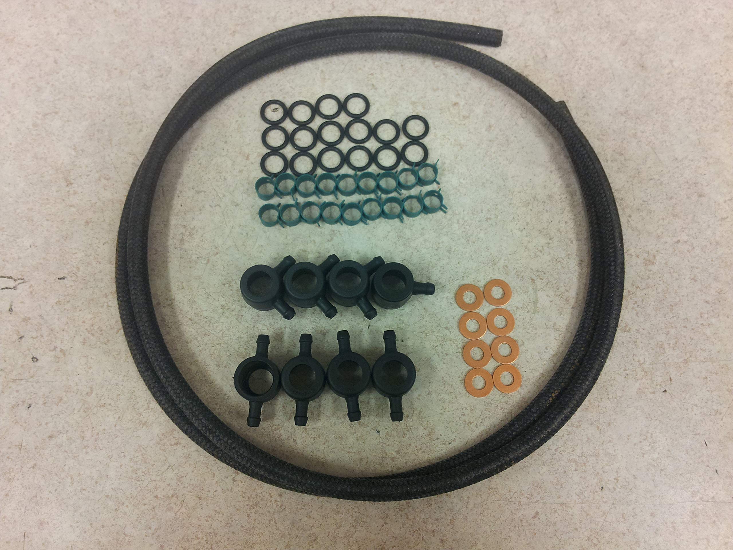 1983-91 Replacement For Ford And International 6.9 7.3L Idi Diesel Injector Return Line Injector Install Kit