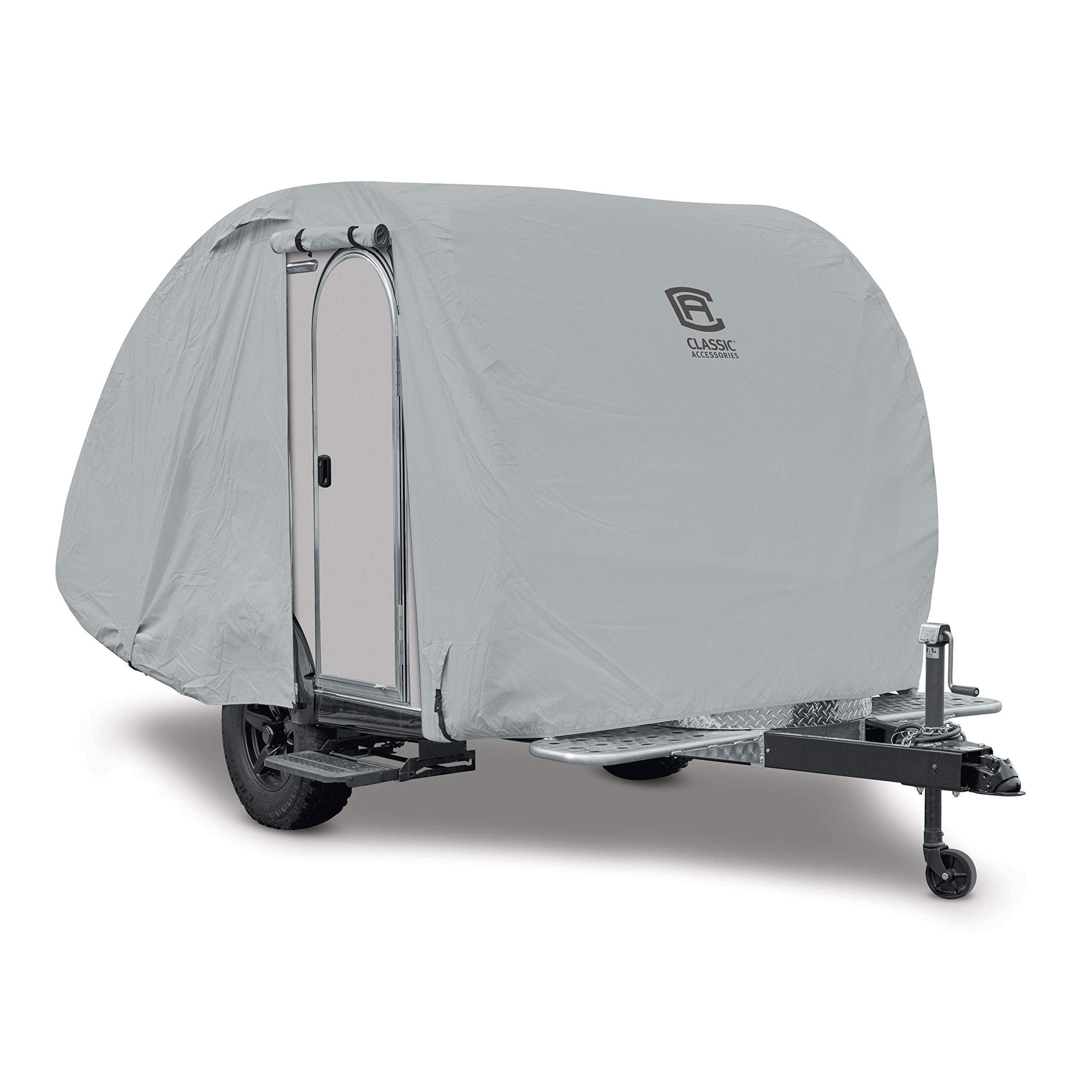 Classic Accessories Over Drive Permapro Teardrop Trailer Cover, Fits 8' - 10'L X 5'W Trailers