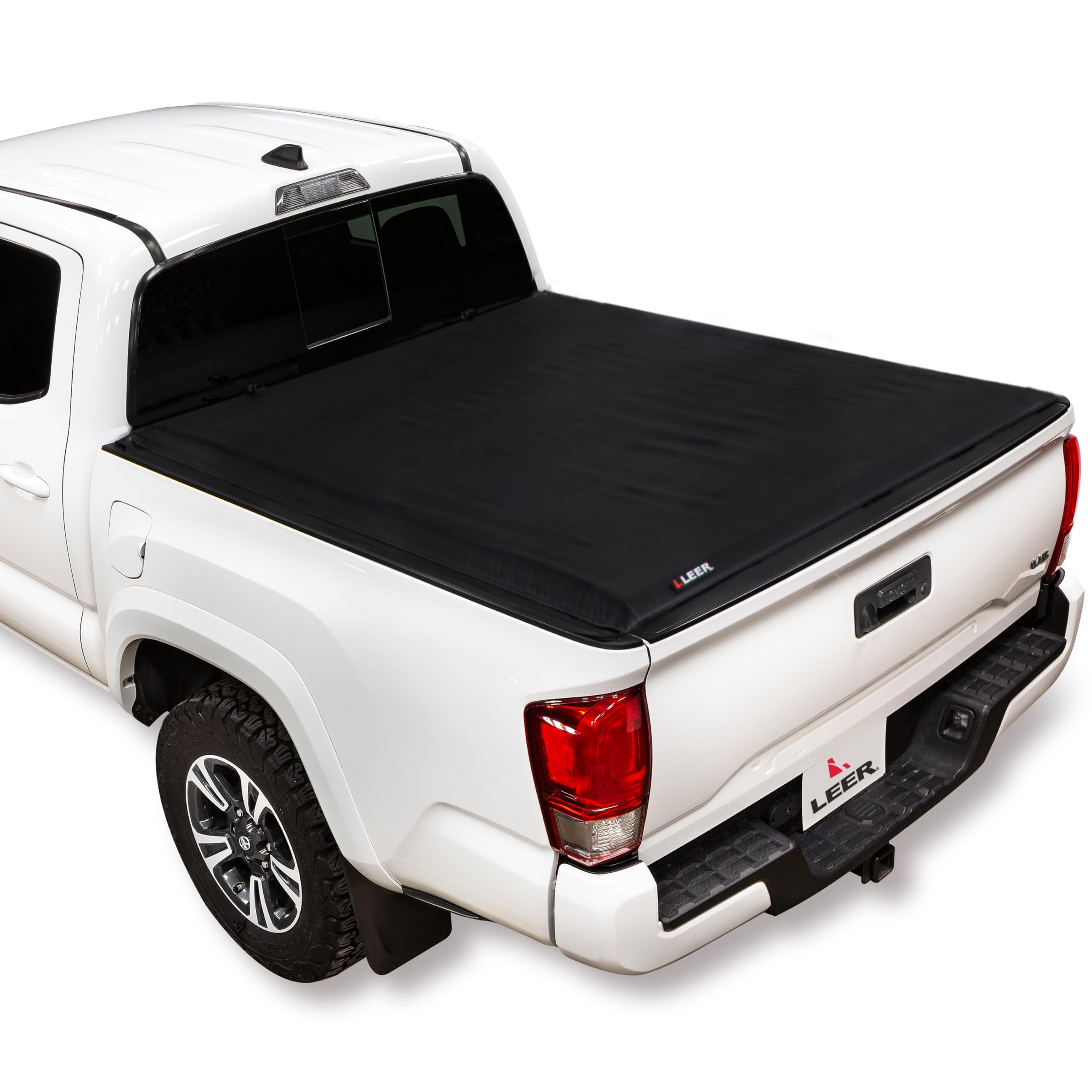 Leer Sr250 Soft Rolling Truck Bed Tonneau Cover, Fits Toyota Tacoma, Years 2016-2023, 6'2 Truck Bed, Black