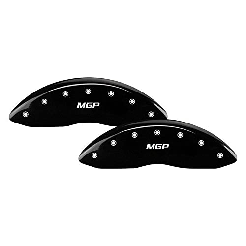 Mgp Caliper 16244Smgpb Caliper Covers With Engraving Full Kit For 2019 Toyota Camry, Gloss Black - Set Of 4