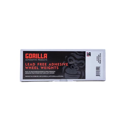 Gorilla Automotive 10012Bg Gor 1 Oz L.P. 32-6 Oz Strips - Black