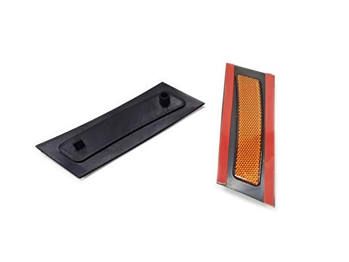 Aoned Front Bumper Amber Side Reflectors For Bmw X5 E70 2007-2010 Pair New