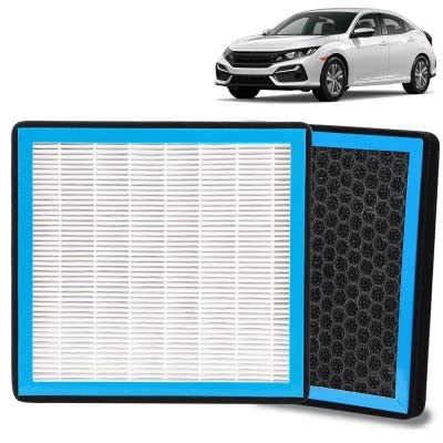 Cf11182 Cabin Air Filter Compatible With Honda Civic Cr-V Odyssey Fit Acura Rdx Selected Vehicles Replaces #80291T5Ra01/80291Tf0405 Car Ac Cabon Air Filters New