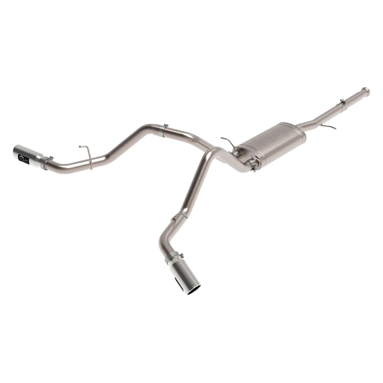 Afe Power 49-44134-P Mach Force-Xp 3' Cat-Back Exhaust System, Dual Polished Tips, Stainless Steel, Fits Gm Silverado/Sierra