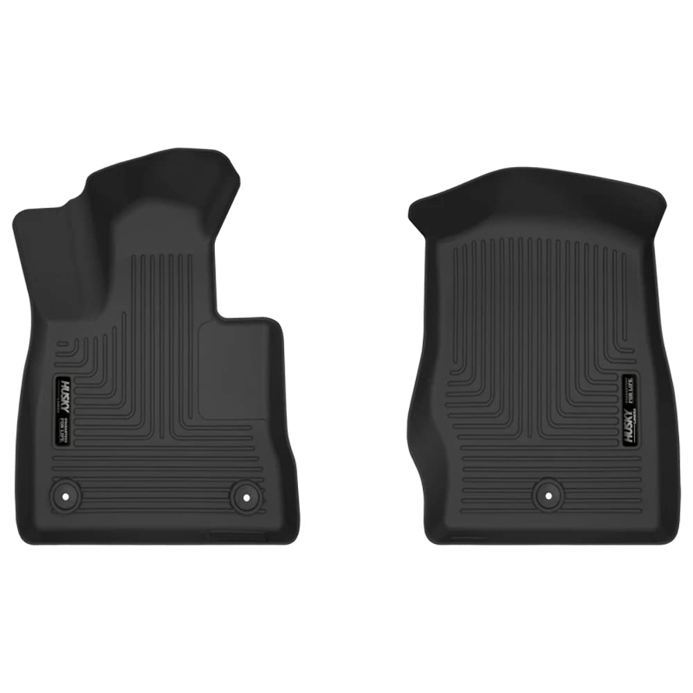Husky Liners X-Act Contour Floor Mats | Fits 2020-2024 Ford Explorer | Front Row, 2-Pc Black - 54871