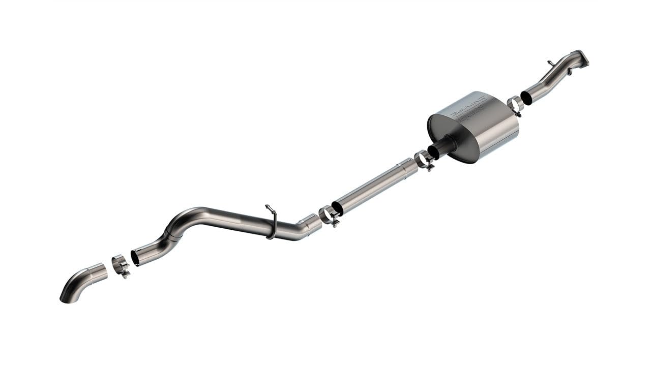 Borla 140902 Cat-Back Performance Exhaust System For 2021-2023 Ford Bronco 2.7L V6 Automatic Transmission 4 Wheel Drive 2 & 4 Door. High Clearance Climber System.