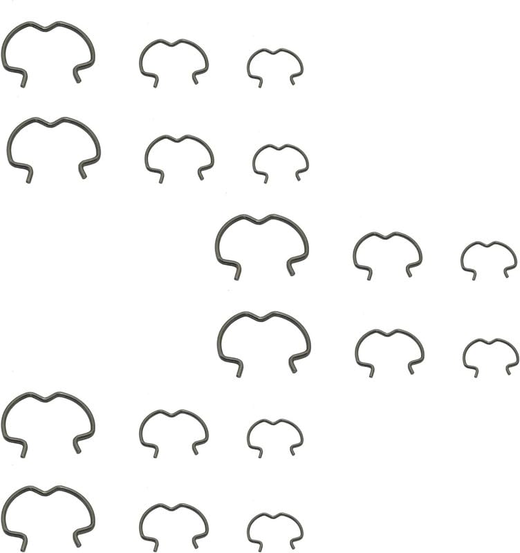 18 Pcs 800-801 Quick Connector Clips, 6-3/8'', 6-1/2'', 6-5/8'', Transmission Cooler Line Clips, 3 Different Size