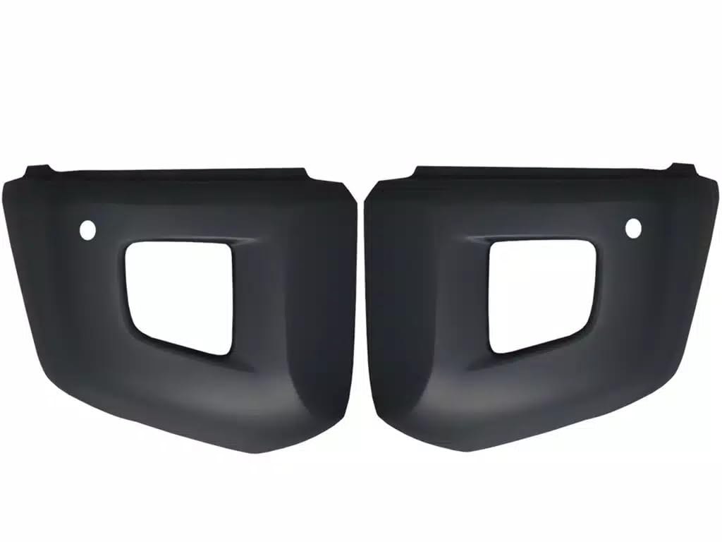 Bumpershellz Du0302 - Matte Black Front Bumper Cover Set
