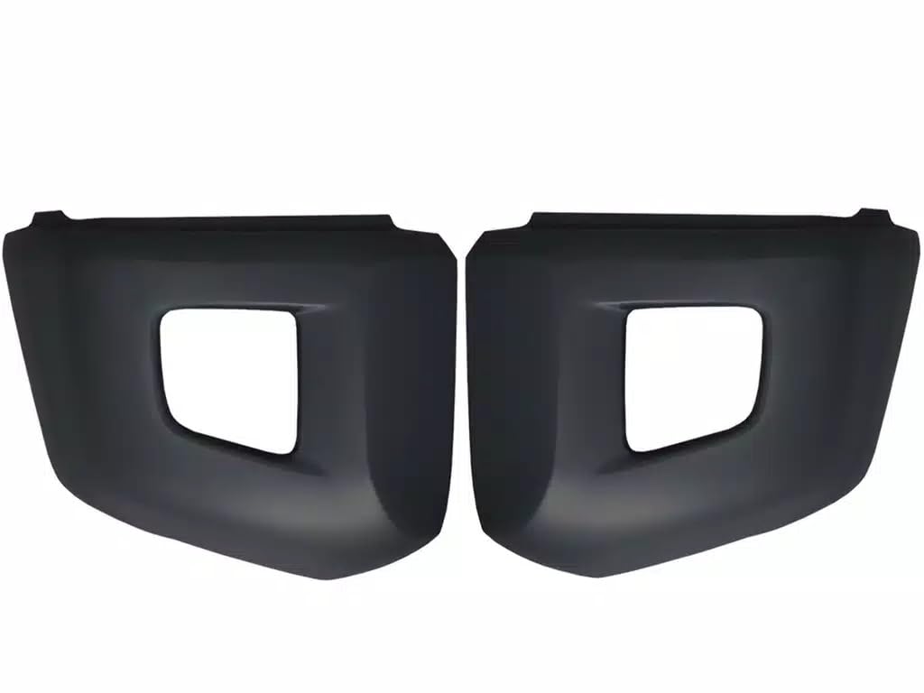 Bumpershellz Du0102 - Matte Black Front Bumper Cover Set