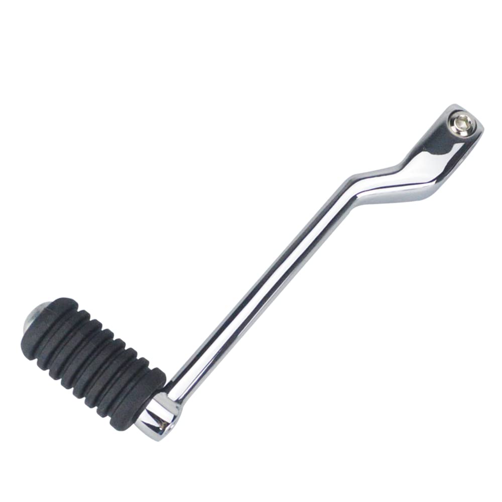 Wowtk Heel Shift Lever,Rear Shift Lever Compatible With Harley 1986-2017 Fl Softail, 1988-2024 Touring Road Glide Electra Road King Street Glide And 2008-2024 Trike Models,Chrome