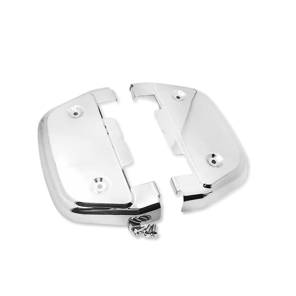 Httmt Mt216-115- Chrome Passenger Footboard Covers Compatible With Harley Street Bob Fxdb/Road Glide Fltrx/Tour Glide Classic Fltc/Street Glide Flhx