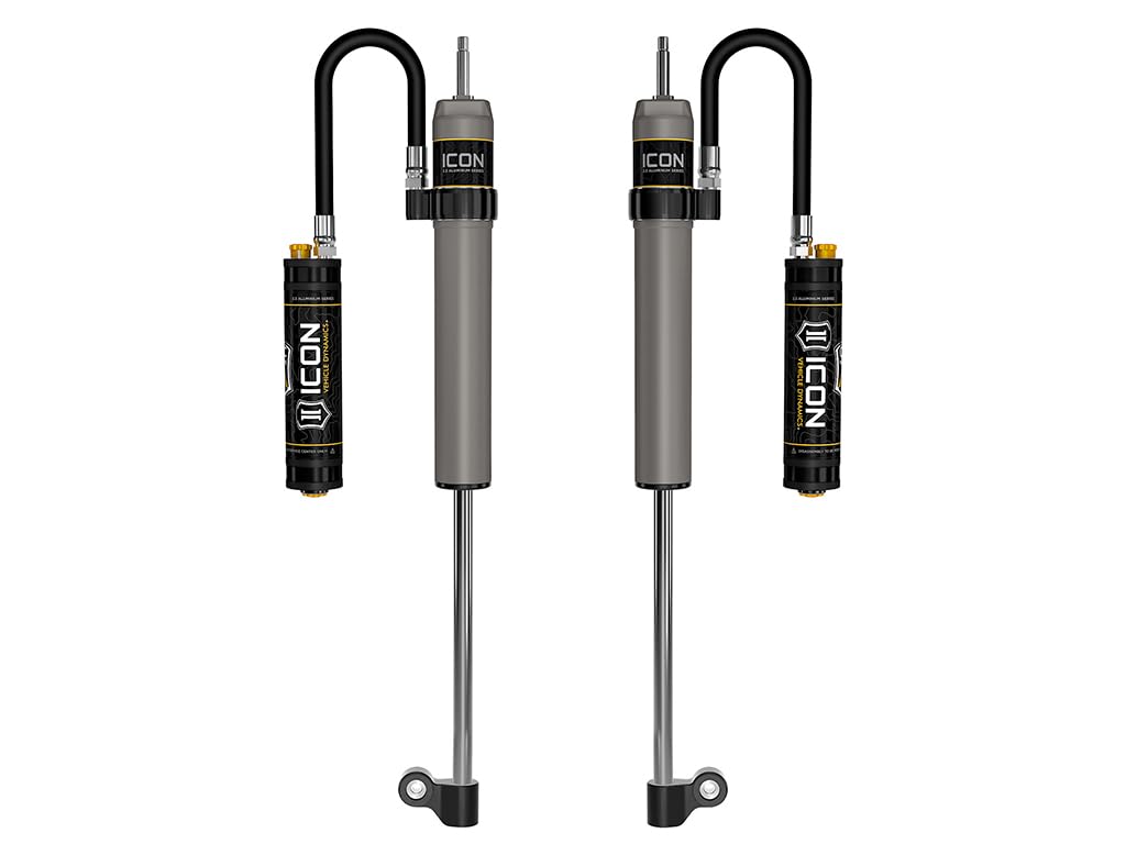 Icon Rear Rxt 2.5 Vs Remote Reservoir/Cdcv Shocks, Pair, Compatible With 2007-21 Tundra, 57823Cp